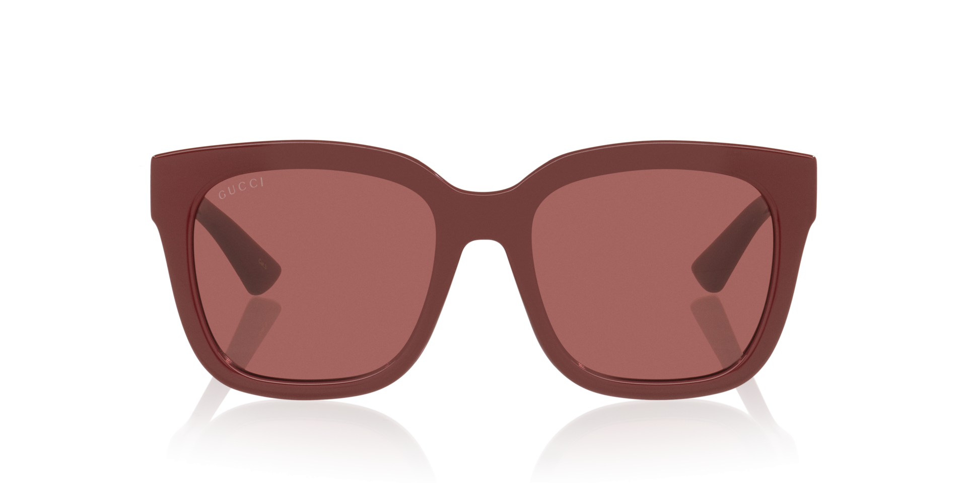 GG1338S Bordeaux KunststofSunglass Frames van B24, Vooraanzicht
