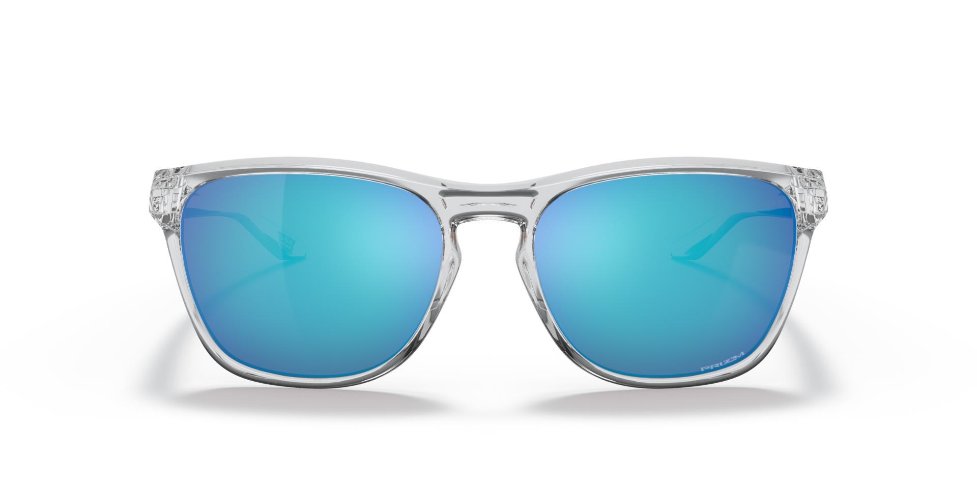 Manorburn Glanzend transparant KunststofSunglass Frames van B24, Vooraanzicht