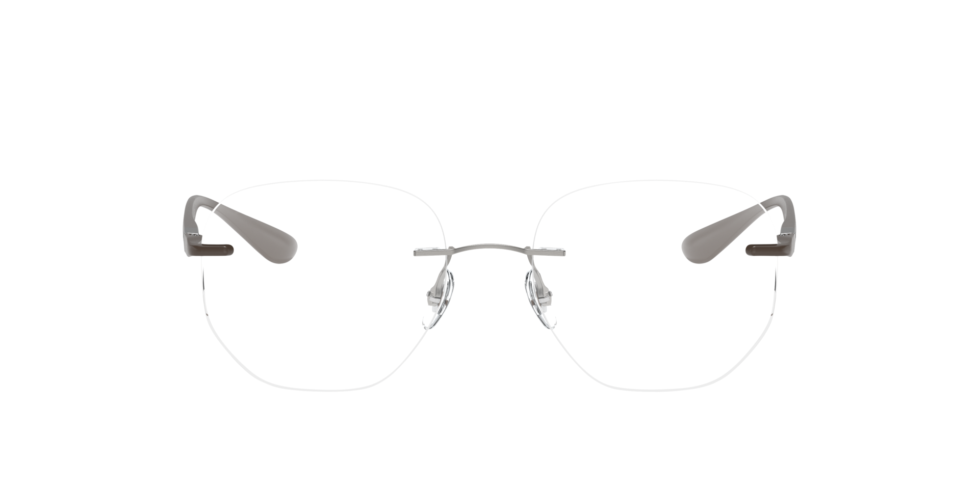 RB8766 Lichtbruin TitaanEyeglass Frames van B24, Vooraanzicht