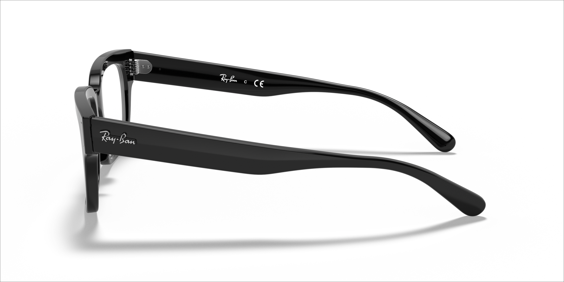 RB5388 Schwarz AcetatEyeglass Frames von B24, Seitenansicht