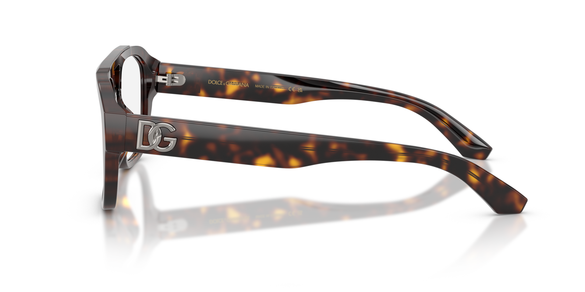 DG3415 Havana AcetatEyeglass Frames von B24, Seitenansicht