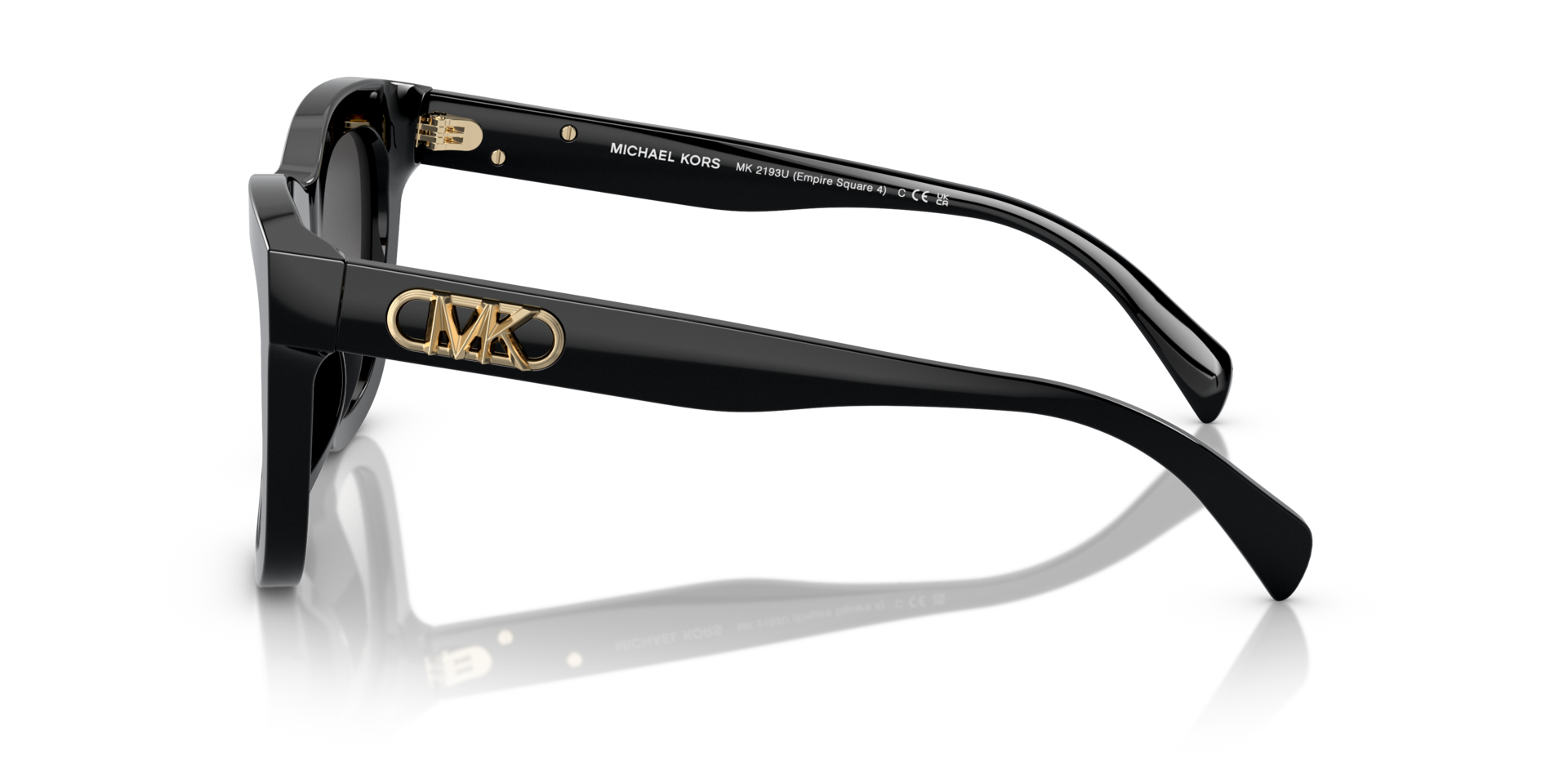 MK2193U Zwart AcetaatSunglass Frames van B24, Zijaanzicht