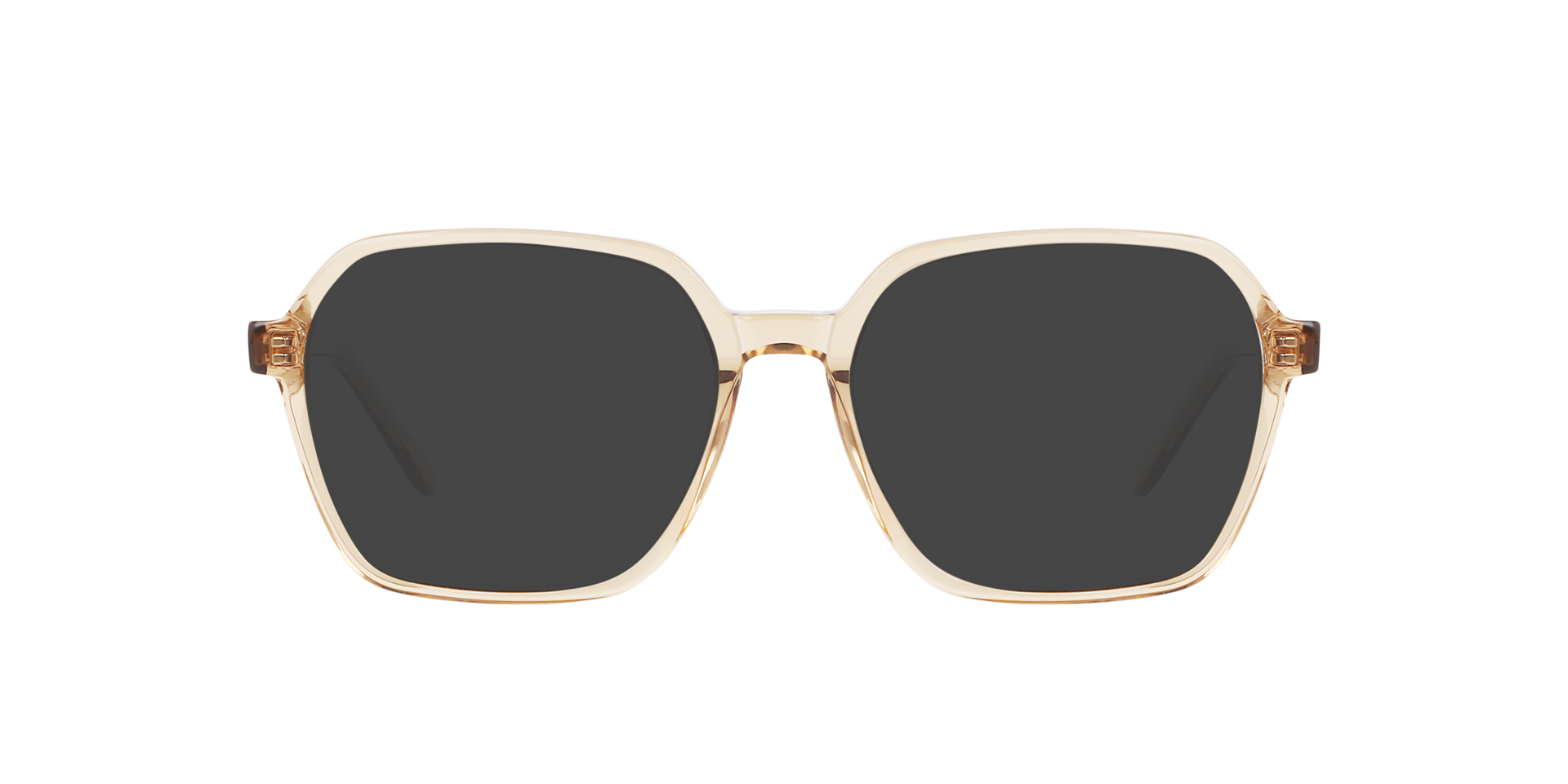 Dallas CT Crystal Caramel AcetaatEyeglass Frames van B24, met getinte lenzen