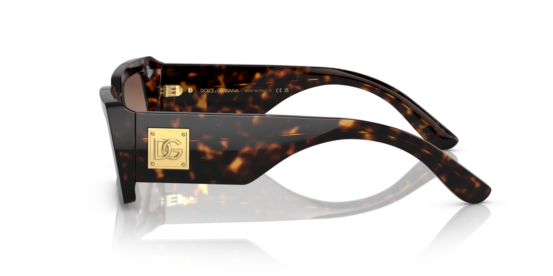 DG4416 Havana AcetatSunglass Frames von B24, Seitenansicht