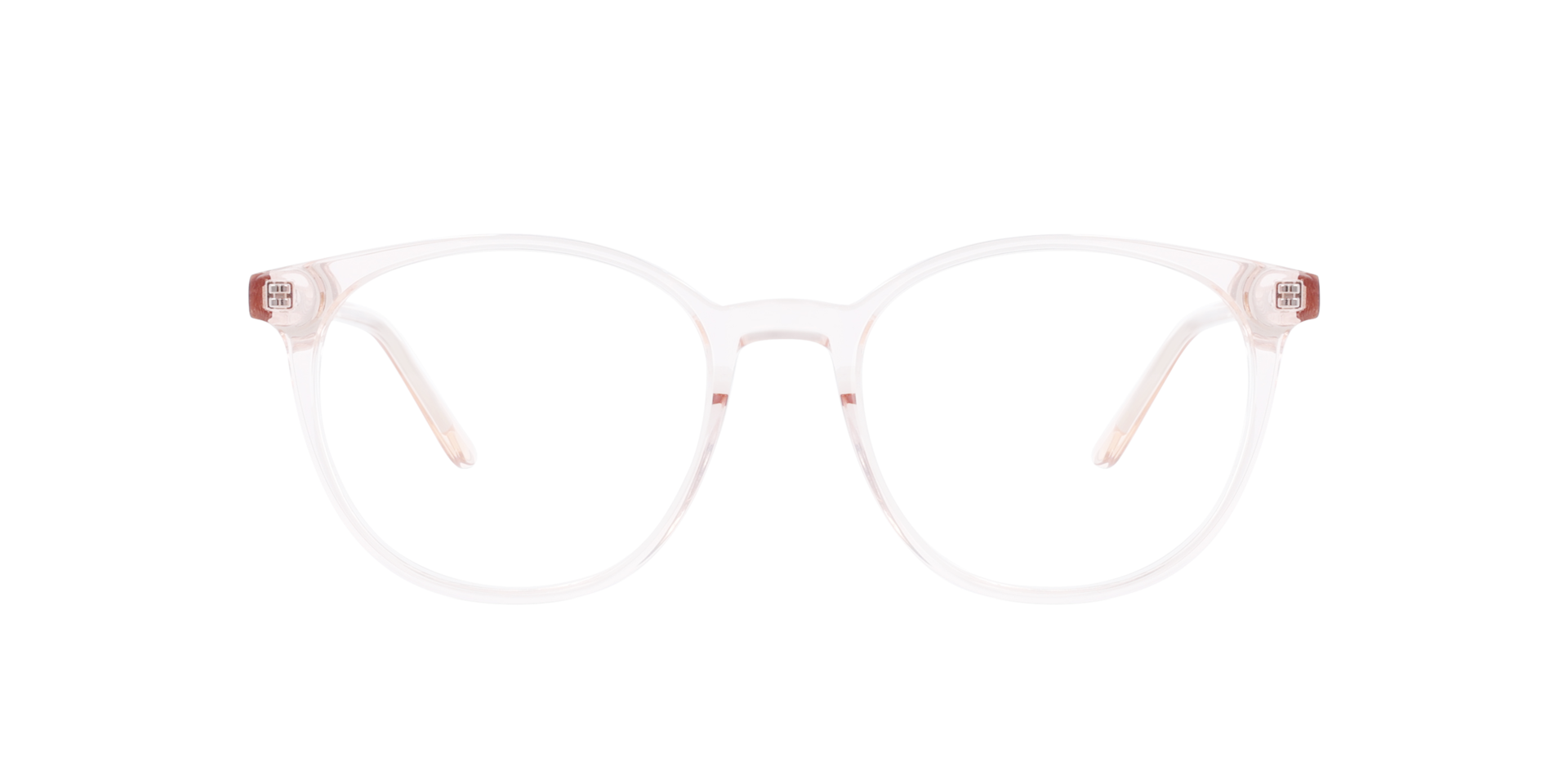 Sofia Sunny Apricot AcetatEyeglass Frames von B24, Vorderansicht