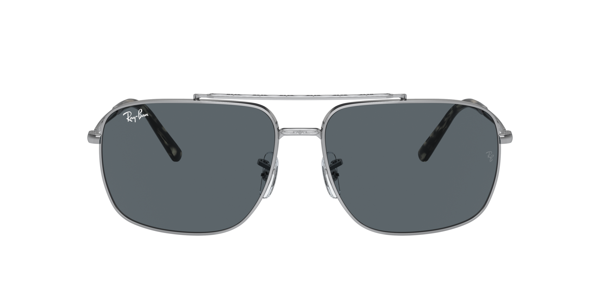 RB3796 Zilver MetaalSunglass Frames van B24, met getinte lenzen