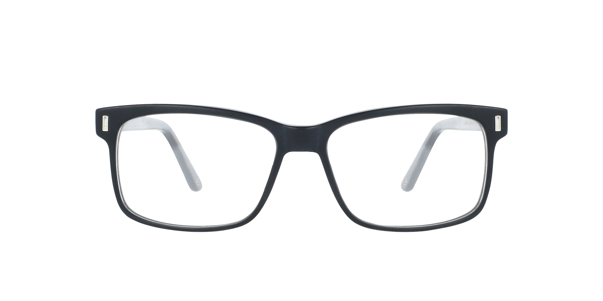Calvin Zwart AcetaatEyeglass Frames van B24, Vooraanzicht