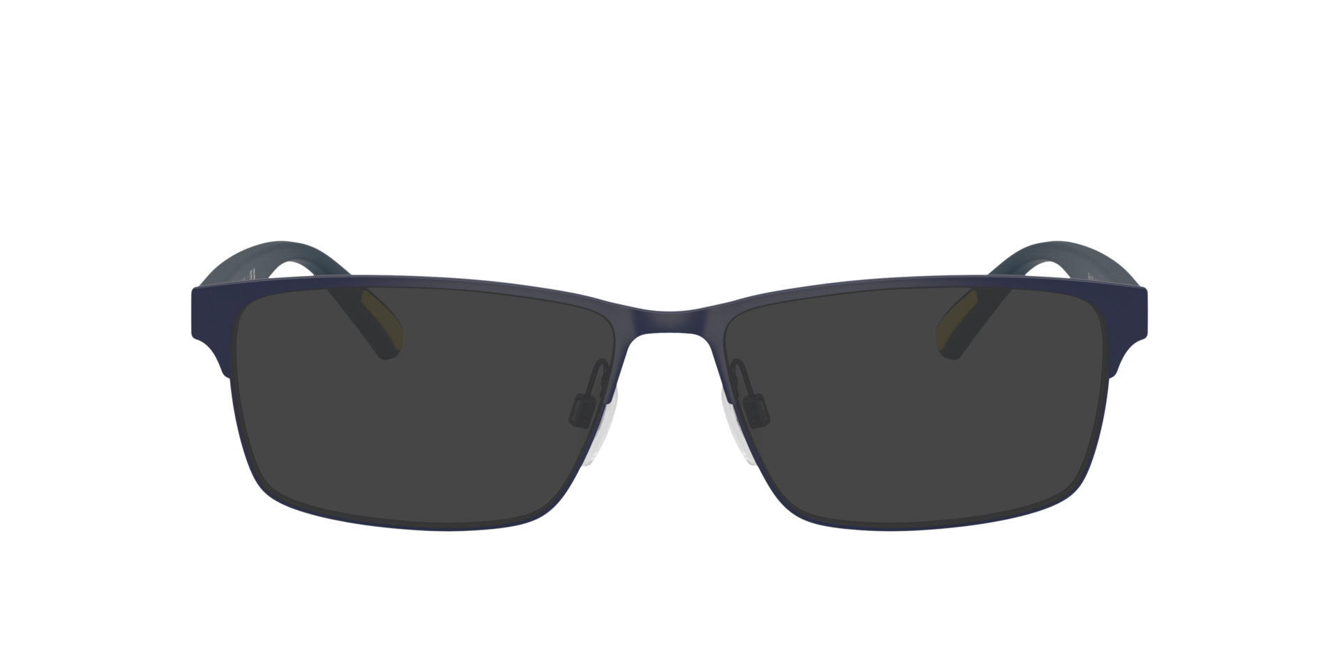 PH1243 Semishiny Navy Blue MetaalEyeglass Frames van B24, met getinte lenzen
