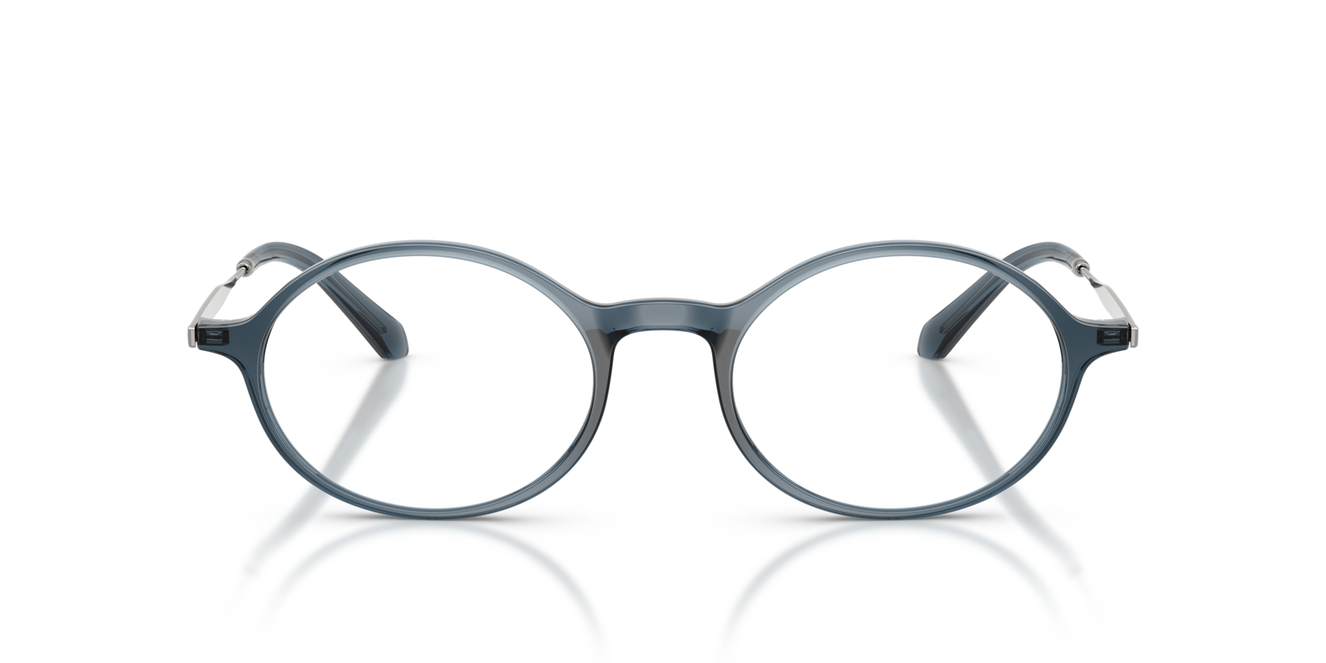 AR7295U Blau transparent KunststoffEyeglass Frames von B24, Vorderansicht
