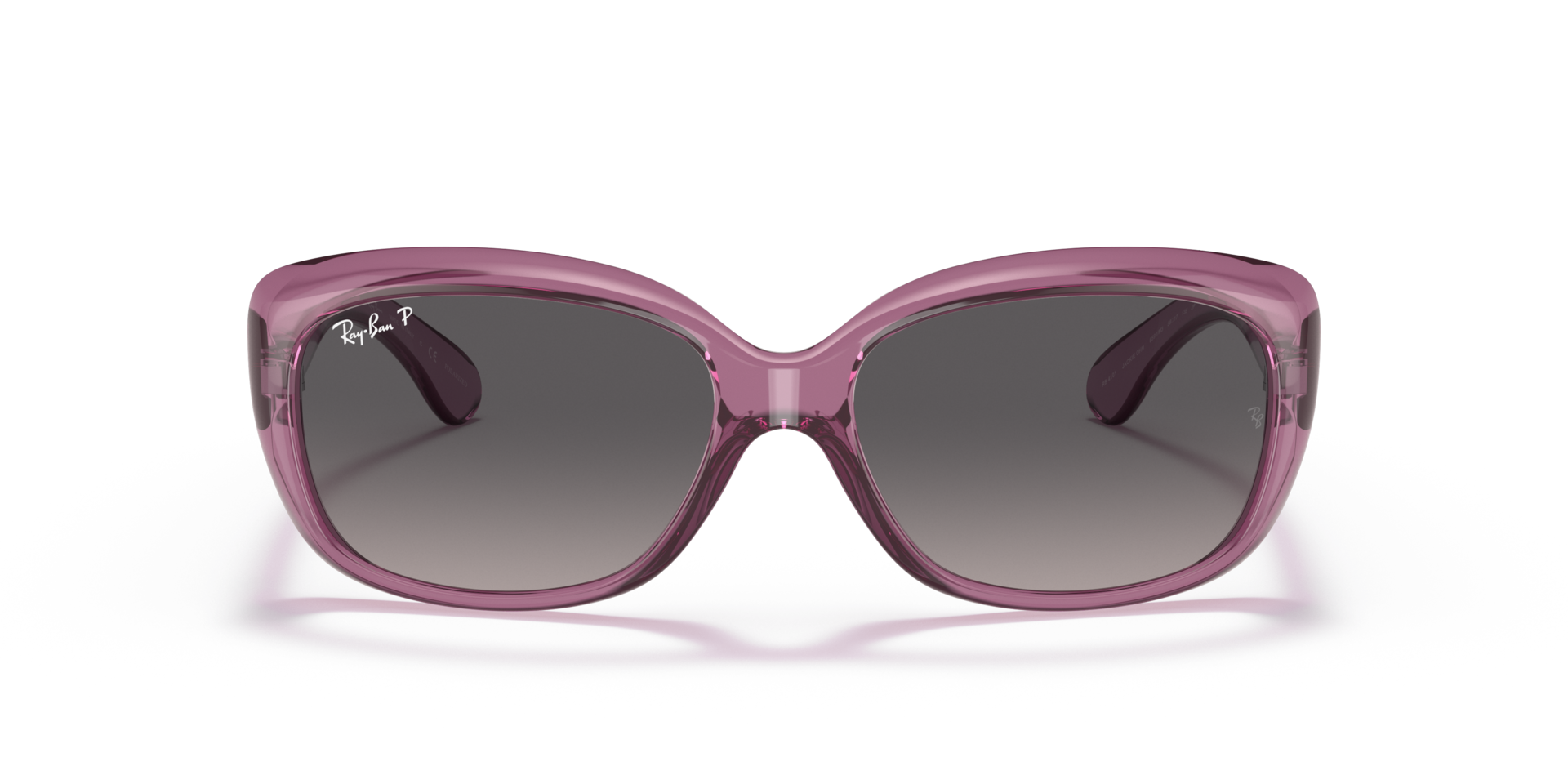 RB4101 Transparant violet KunststofSunglass Frames van B24, Vooraanzicht