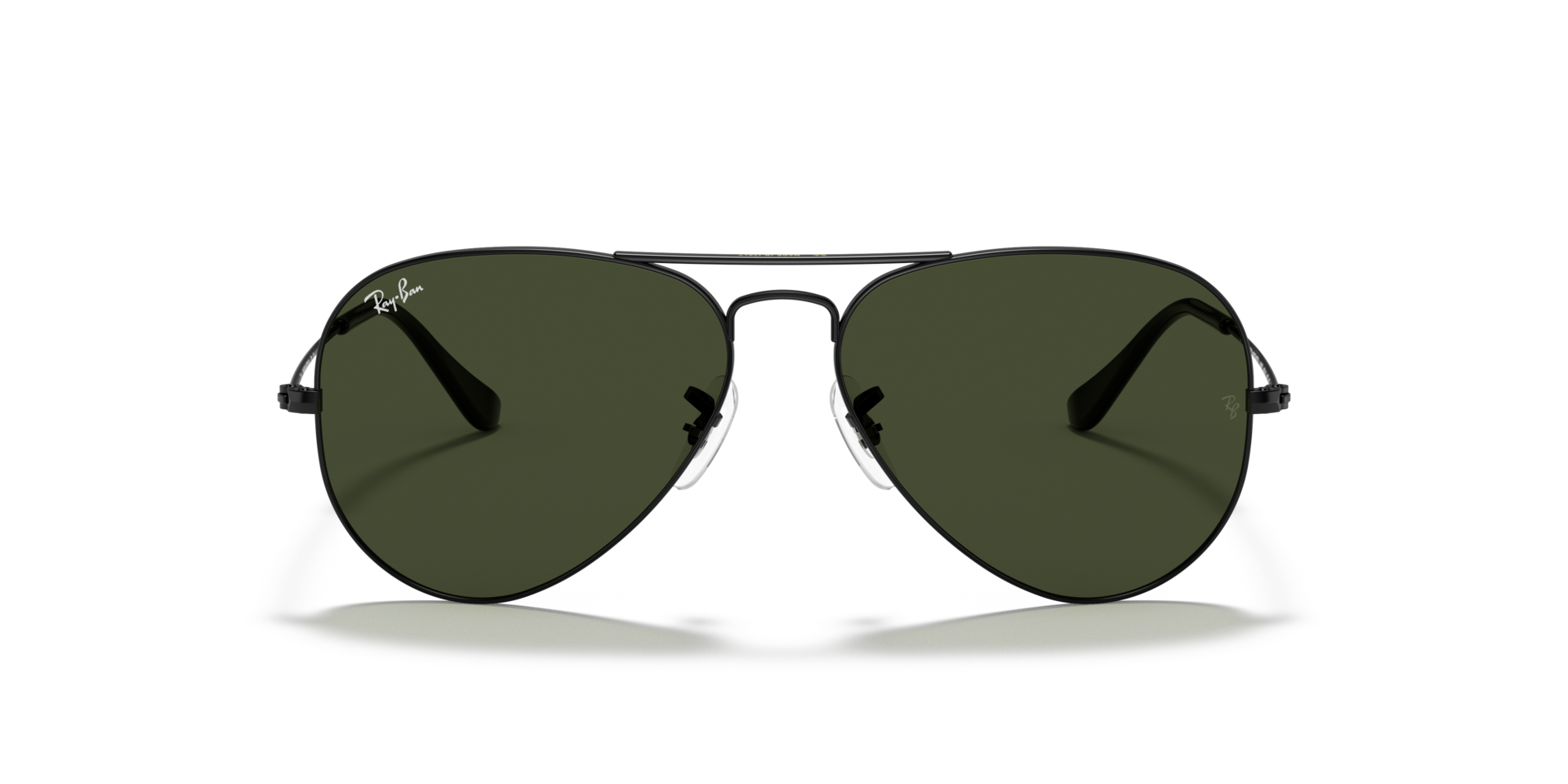RB3025 Zwart MetaalSunglass Frames van B24, Vooraanzicht