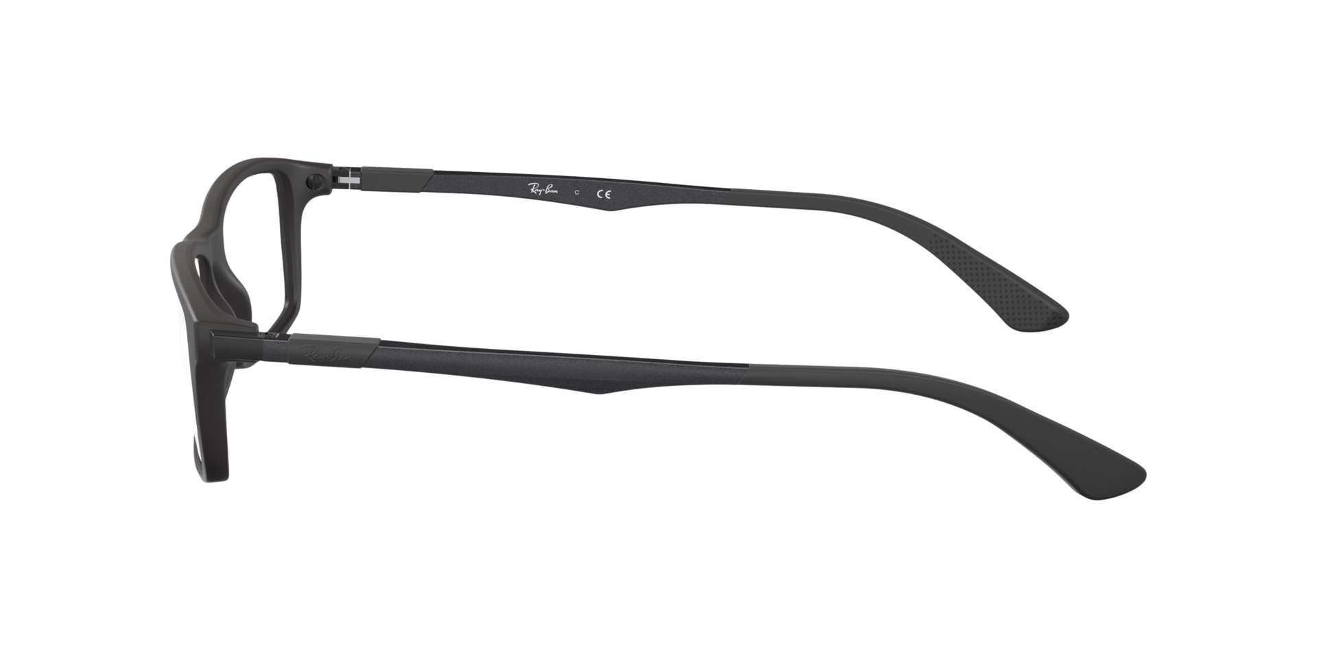 RB7017 Schwarz KunststoffEyeglass Frames von B24, Seitenansicht