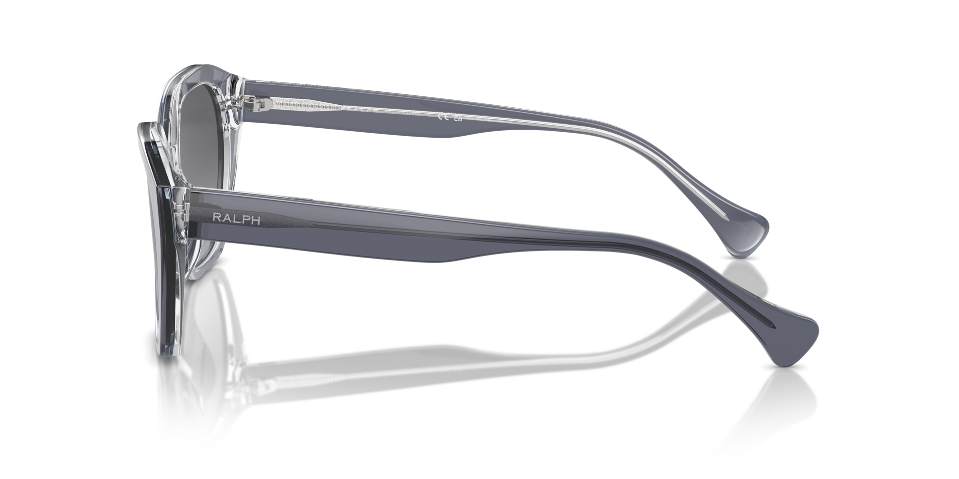 RA5315U Transparant grijs AcetaatSunglass Frames van B24, Zijaanzicht