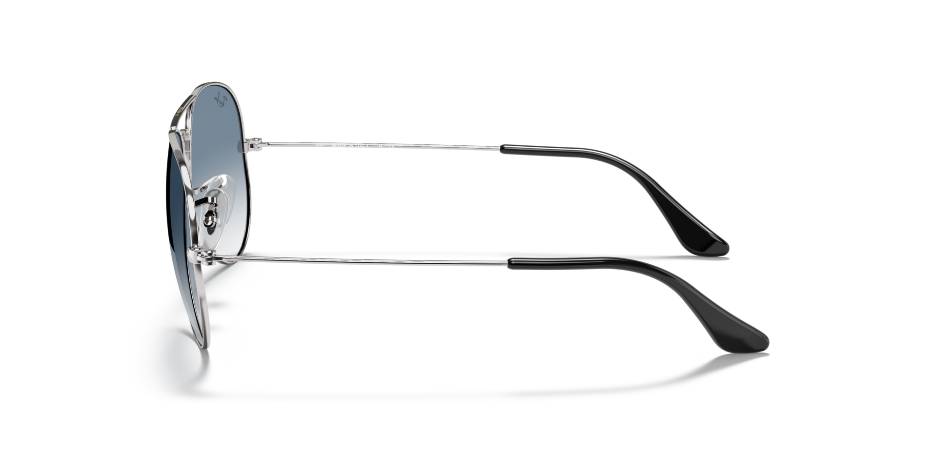 RB3025 Silber MetallSunglass Frames von B24, Seitenansicht