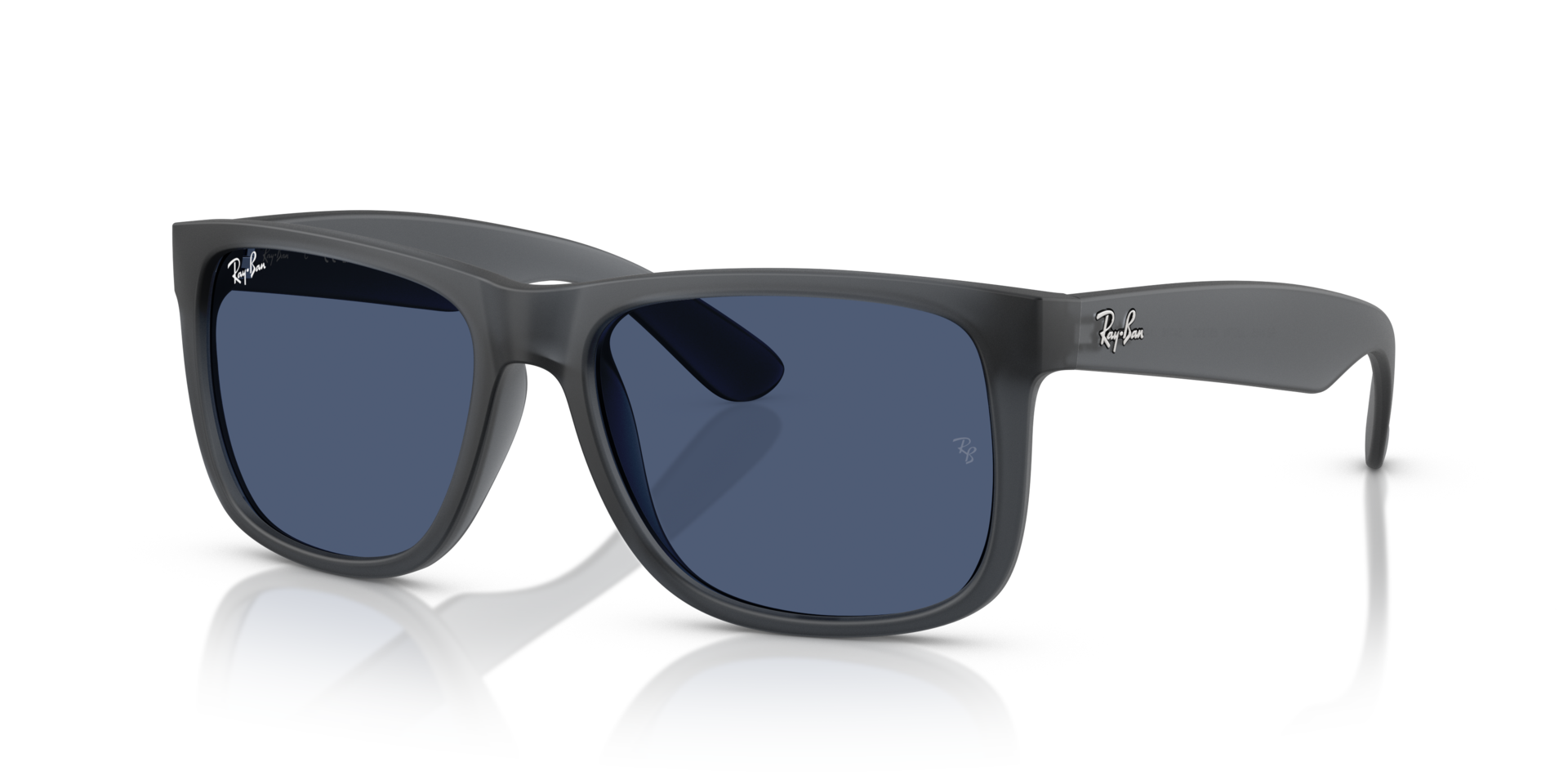 RB4165 Opaal grijs KunststofSunglass Frames van B24, Hoekweergave