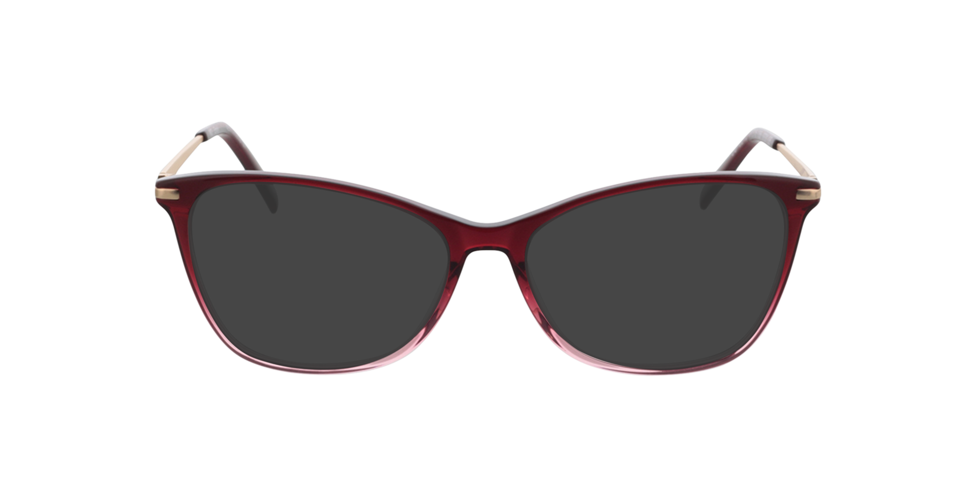 Gradiënt rood / goud / rood Emily -  Acetate Zonnebrillen