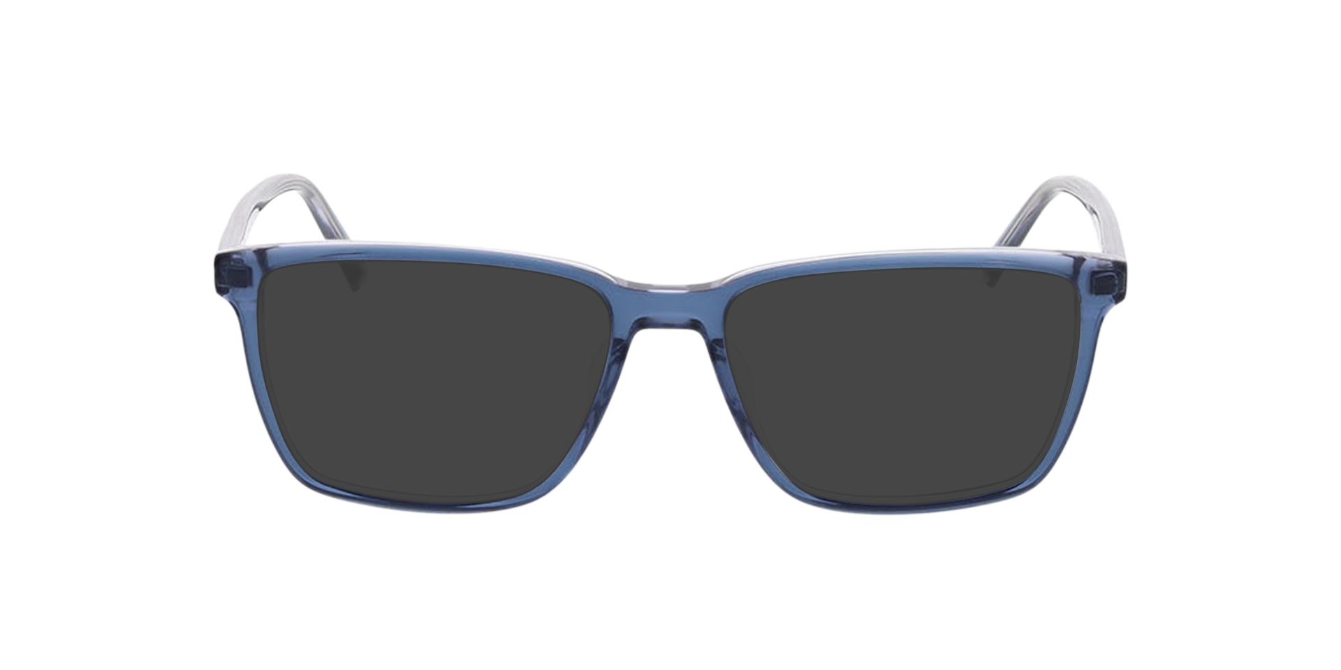 Tweelaags kristal blauw / grijs Teneriffa -  Acetate Zonnebrillen