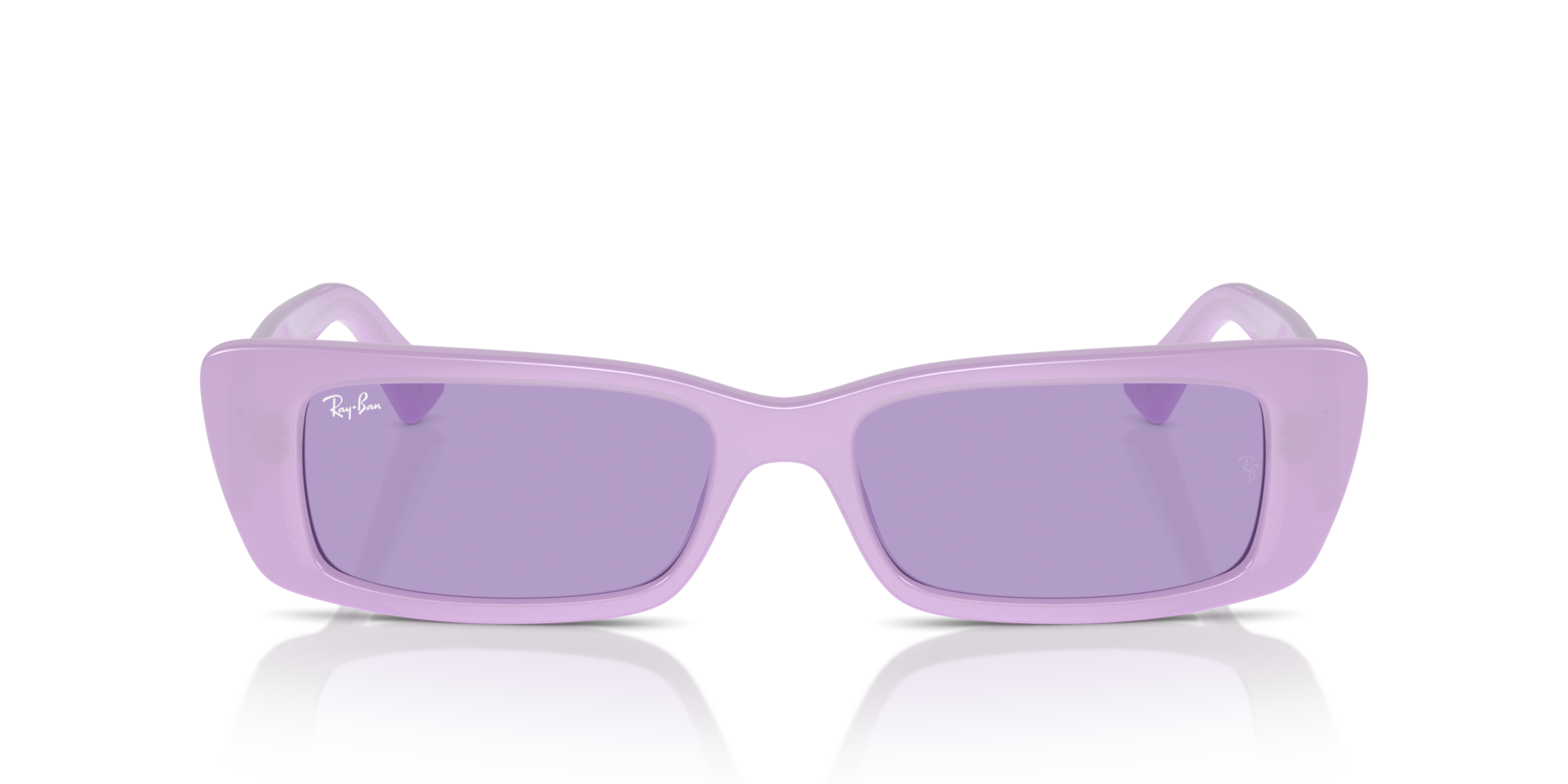 RB4425 Lila KunststoffSunglass Frames von B24, Vorderansicht