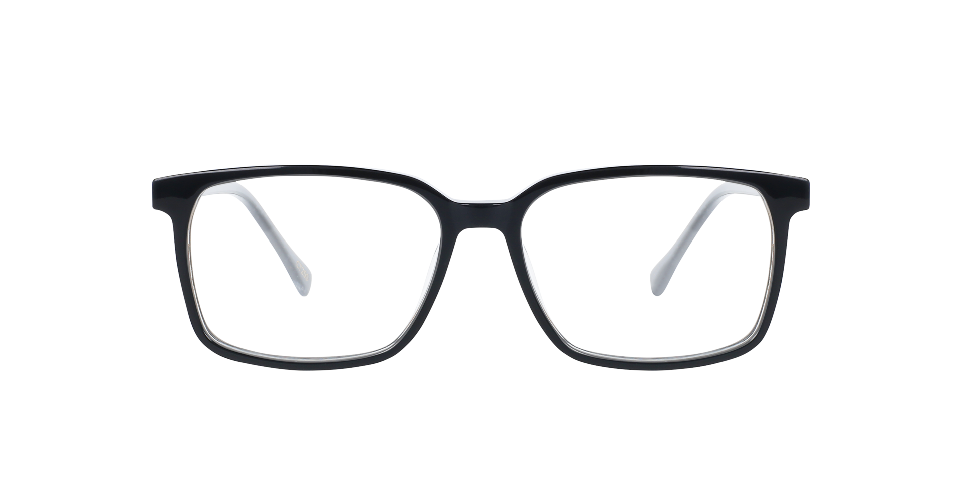 Jet Black Mondrian -  Acetate Brillen