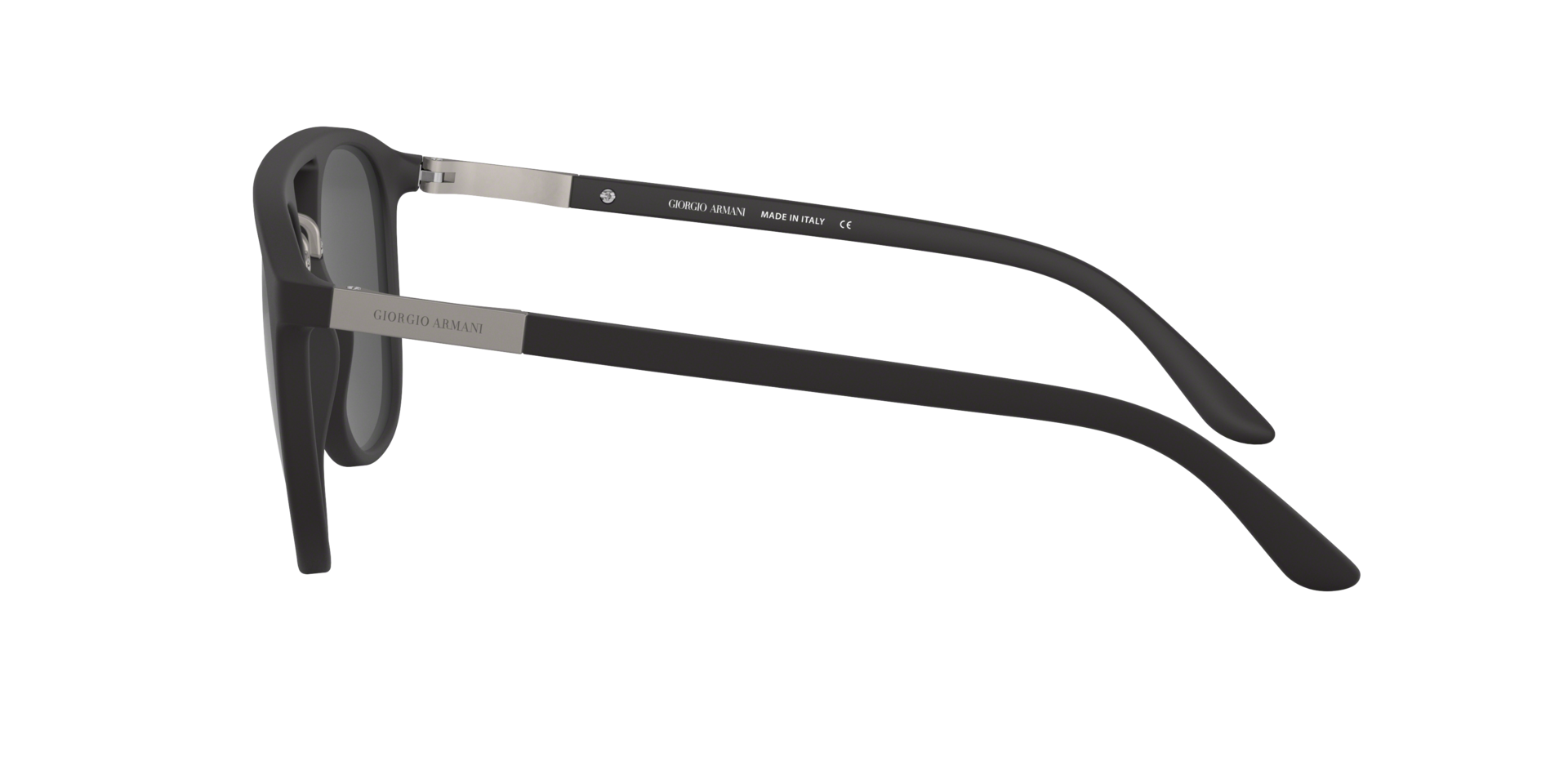 AR8118 Schwarz KunststoffSunglass Frames von B24, Seitenansicht