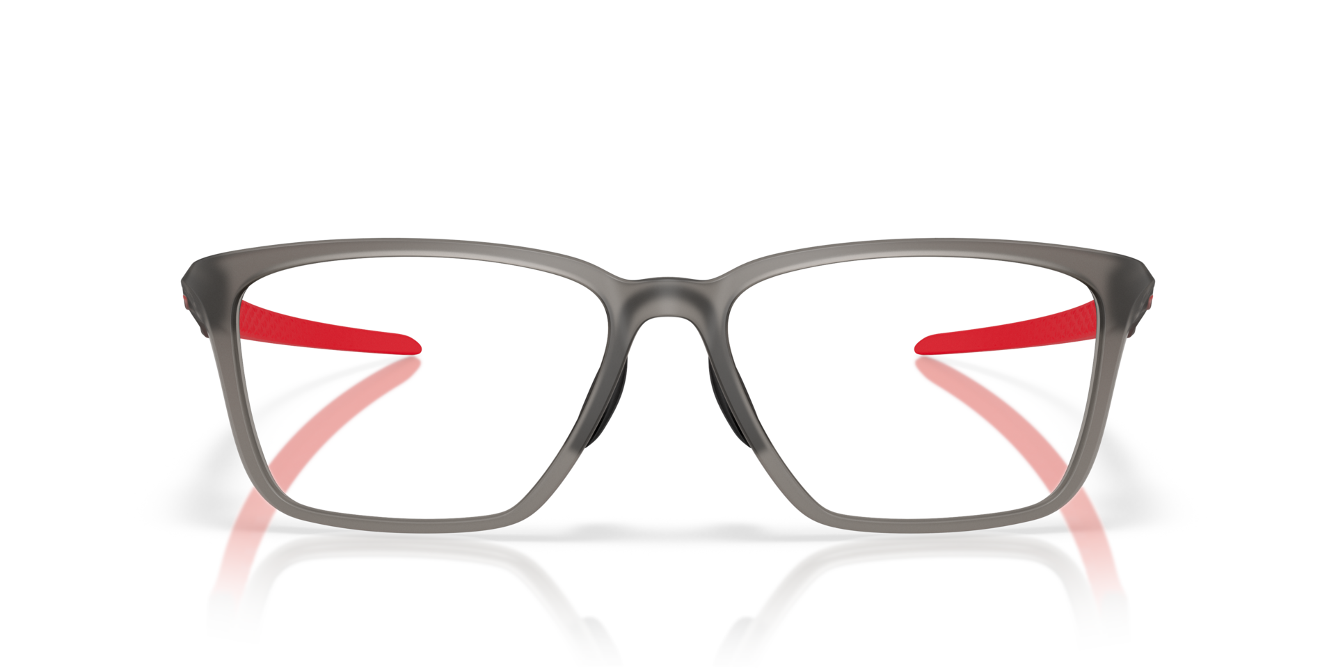Double Down Satijnglans dofgrijs KunststofEyeglass Frames van B24, Vooraanzicht