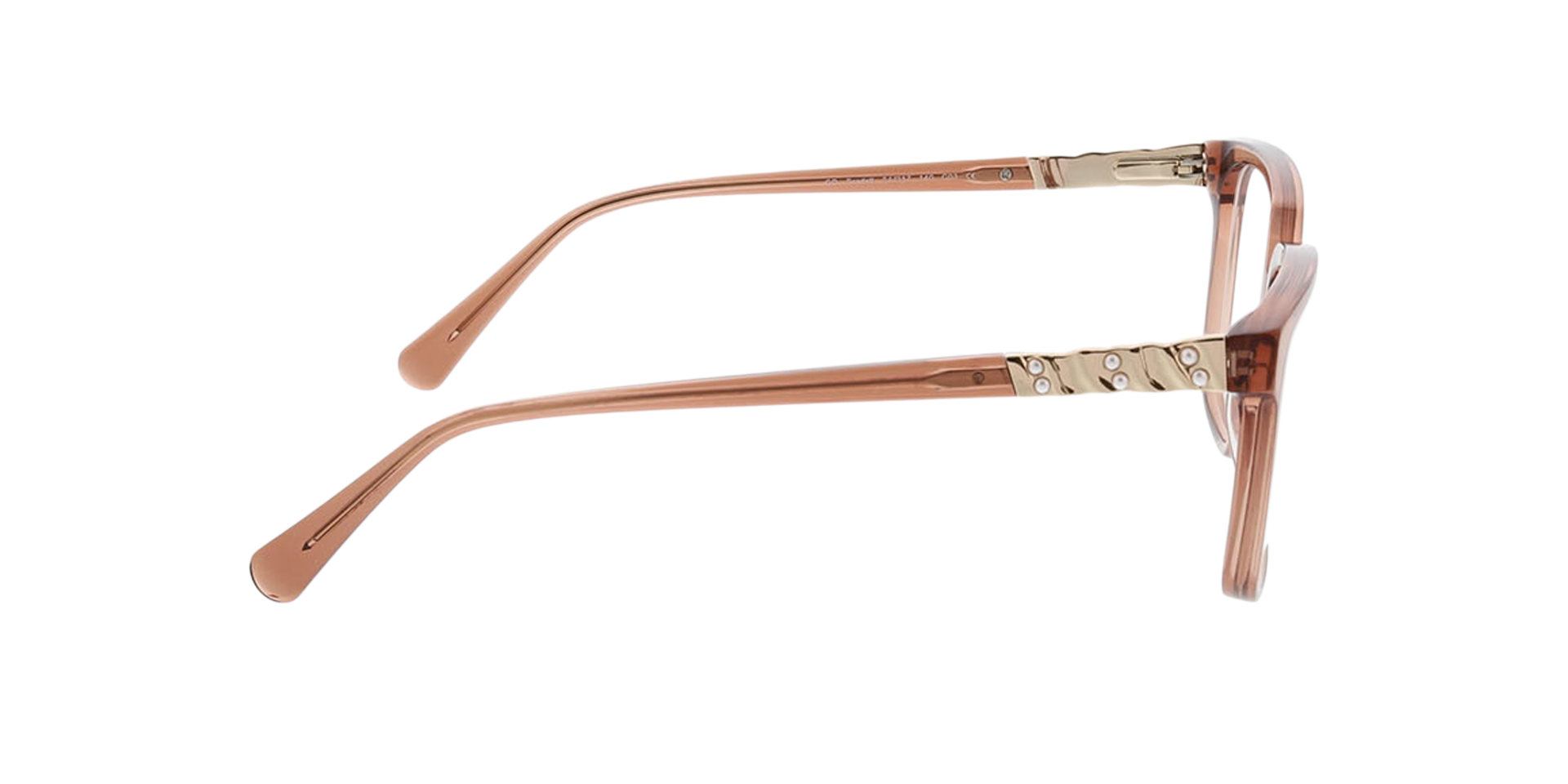 Scarlett Kristallrosa AcetatEyeglass Frames von B24, Seitenansicht