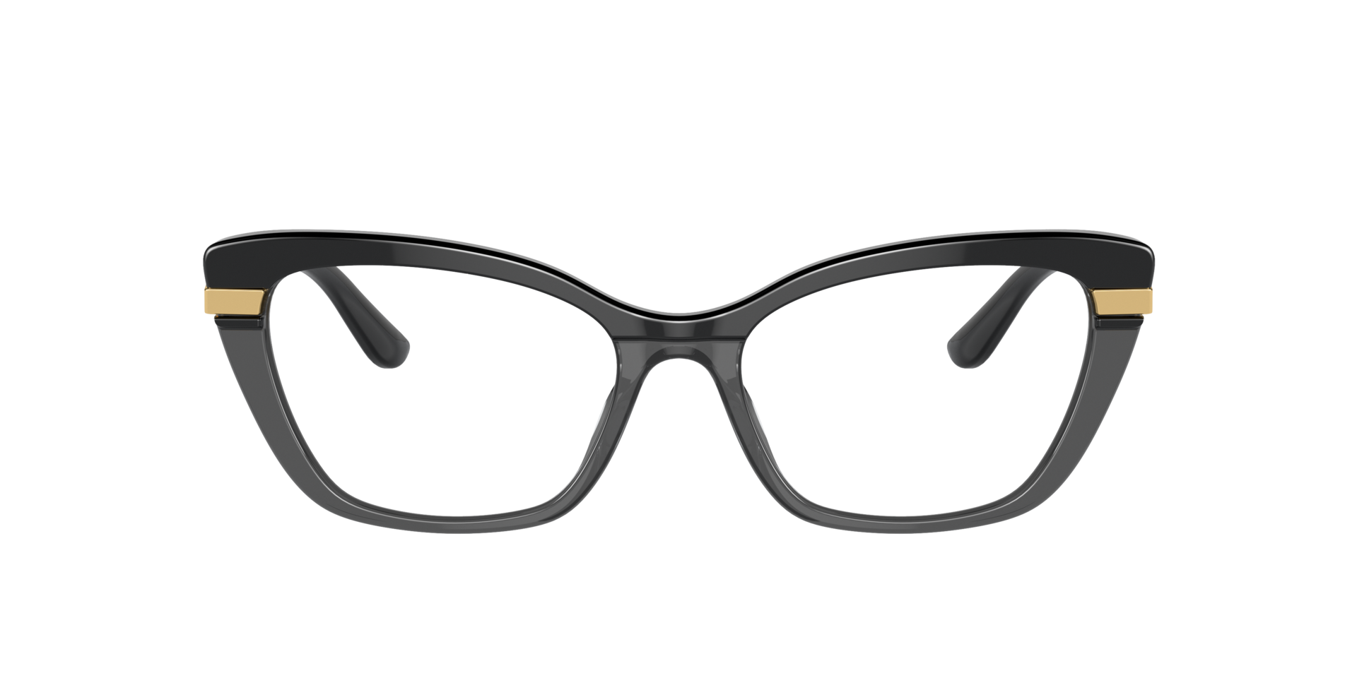 Zwart op transparant zwart DG3325 -  Acetate Brillen