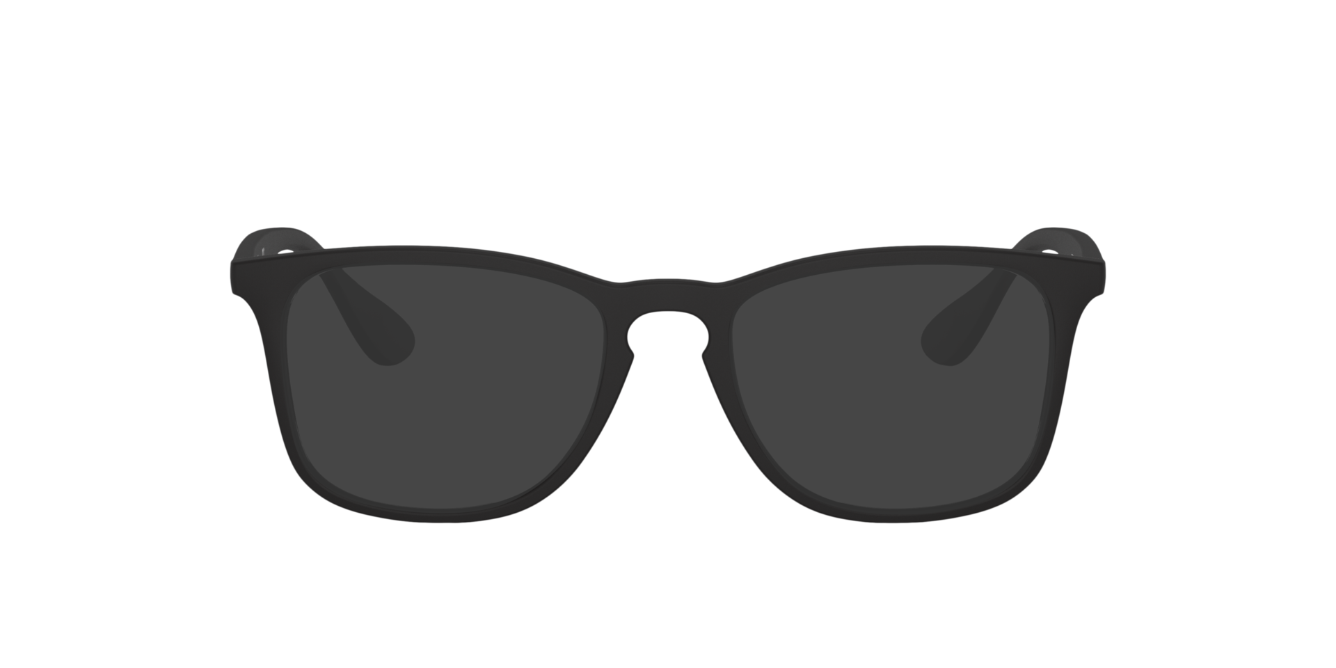 RB7074 Rubber Black KunststoffEyeglass Frames von B24, mit getönten Gläsern