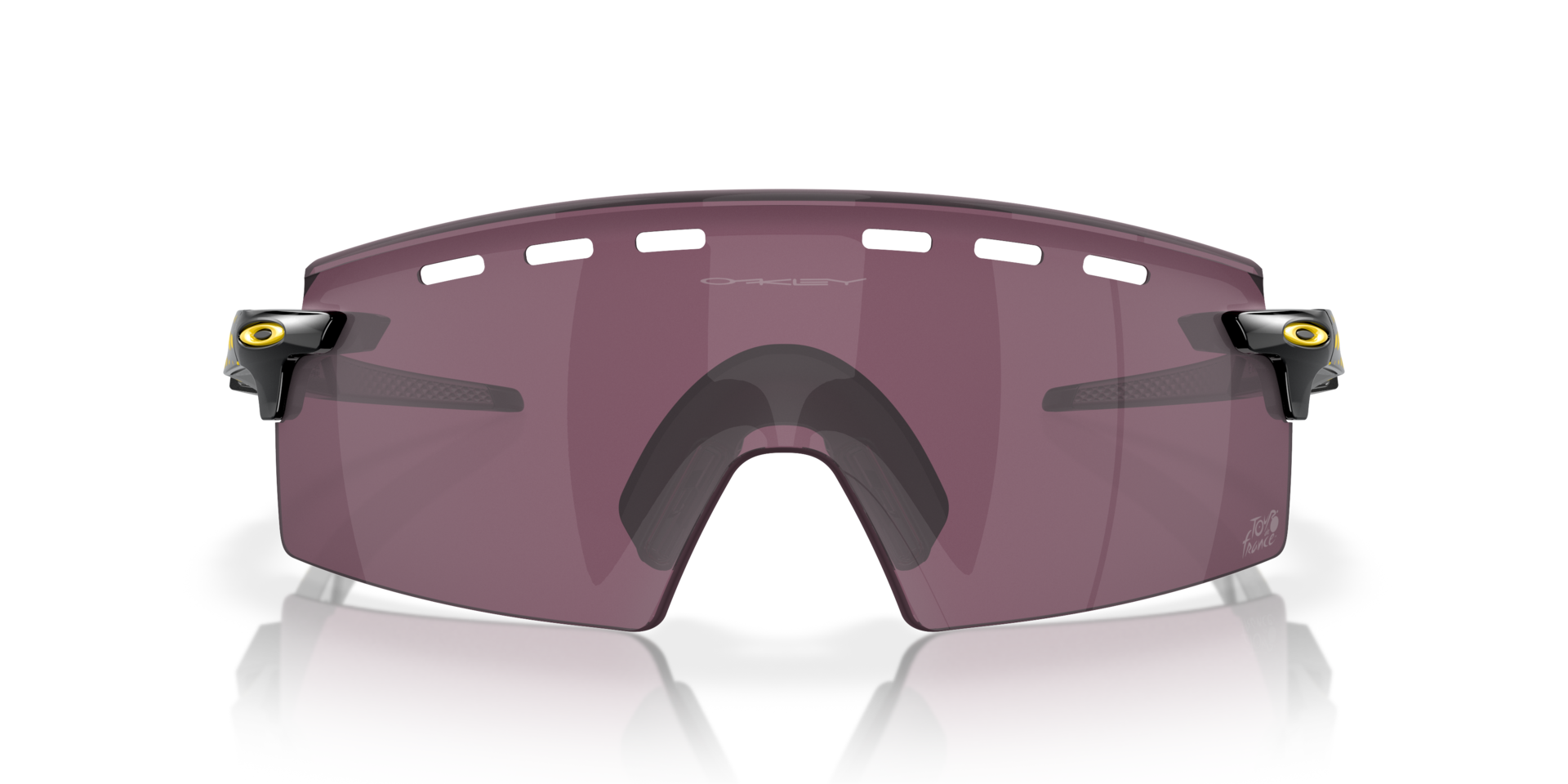 2024 Tour De France™ Encoder Strike Black Ink KunststoffSunglass Frames von B24, Vorderansicht