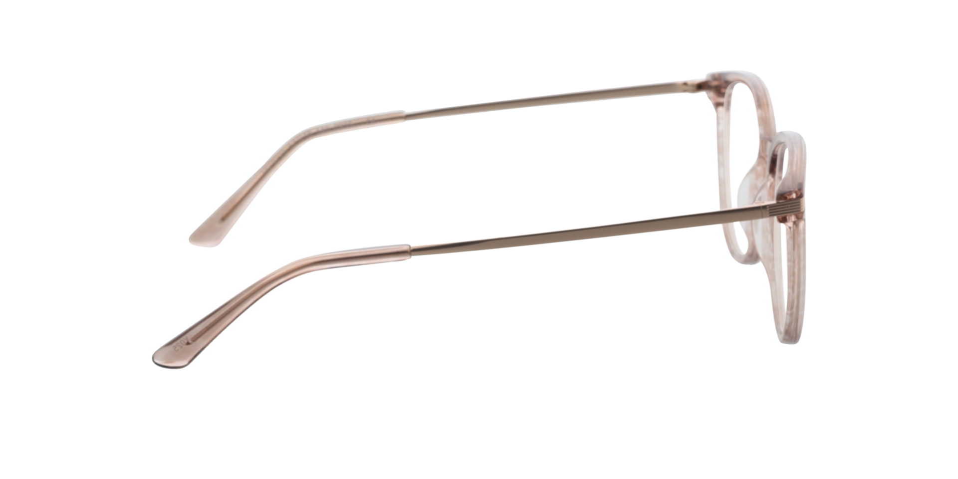 Alia Kristallrosa AcetatEyeglass Frames von B24, Seitenansicht