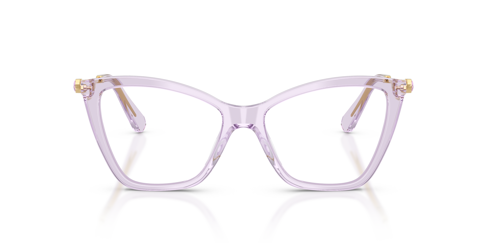 SK2051 Transparent Lilac AcetatEyeglass Frames von B24, Vorderansicht
