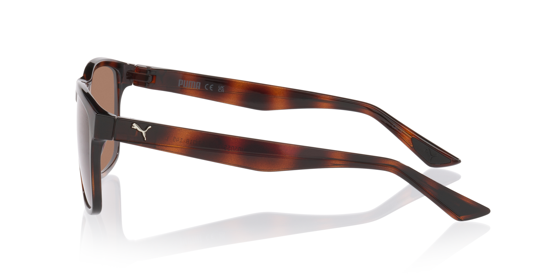 PU0505S Tortoise KunststofSunglass Frames van B24, Zijaanzicht