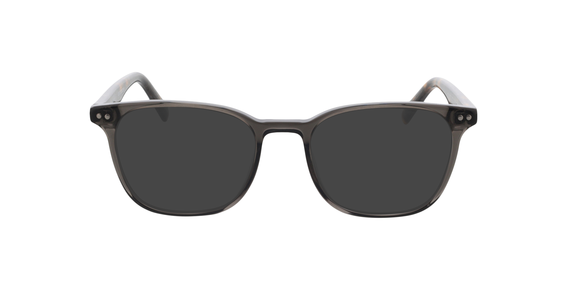 Johnny Kristal grijs  &  grijs Havana AcetaatEyeglass Frames van B24, met getinte lenzen