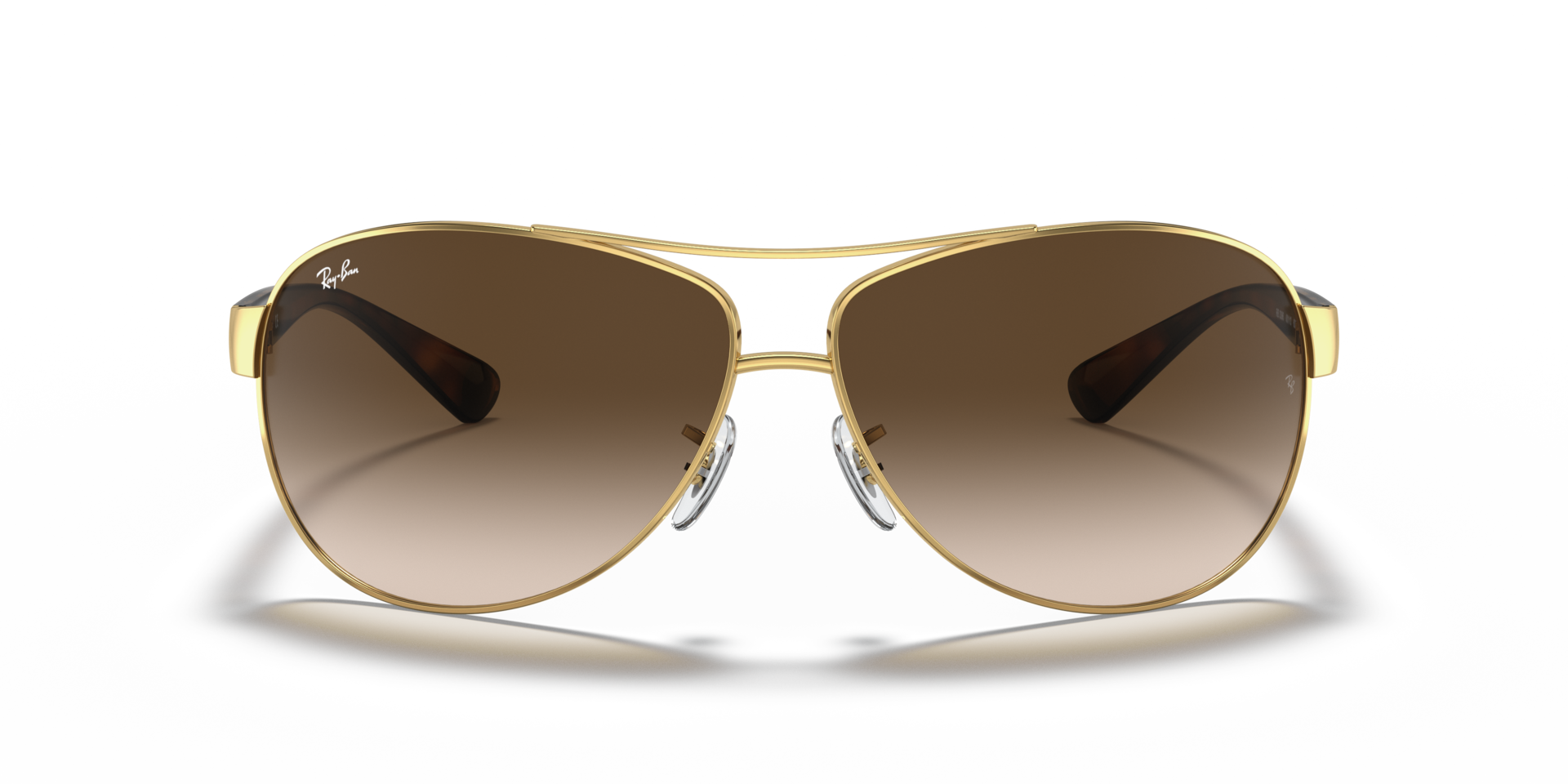 RB3386 Arista goud MetaalSunglass Frames van B24, Vooraanzicht