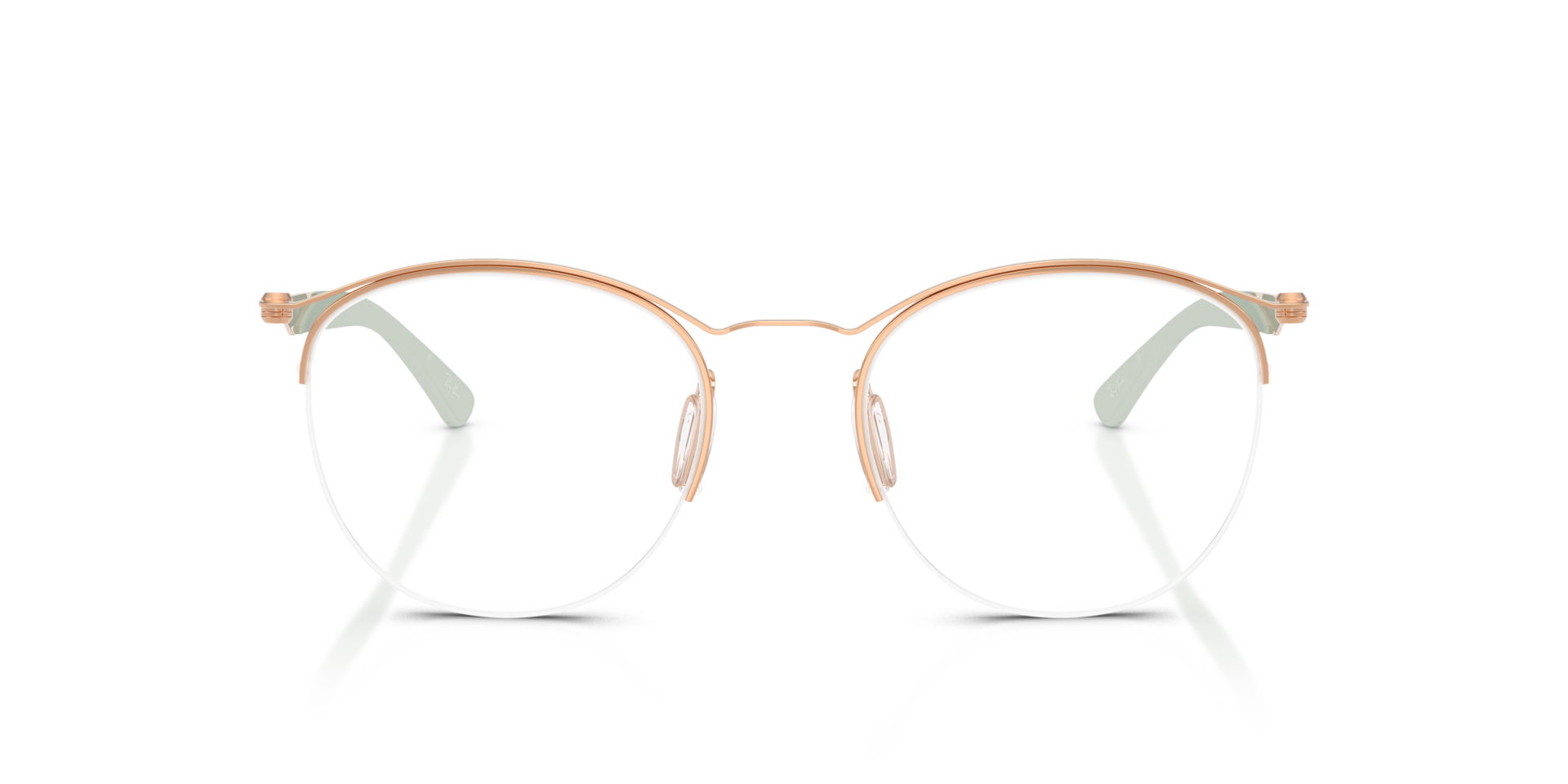 RB7553 Optics Roségoud MetaalEyeglass Frames van B24, Vooraanzicht