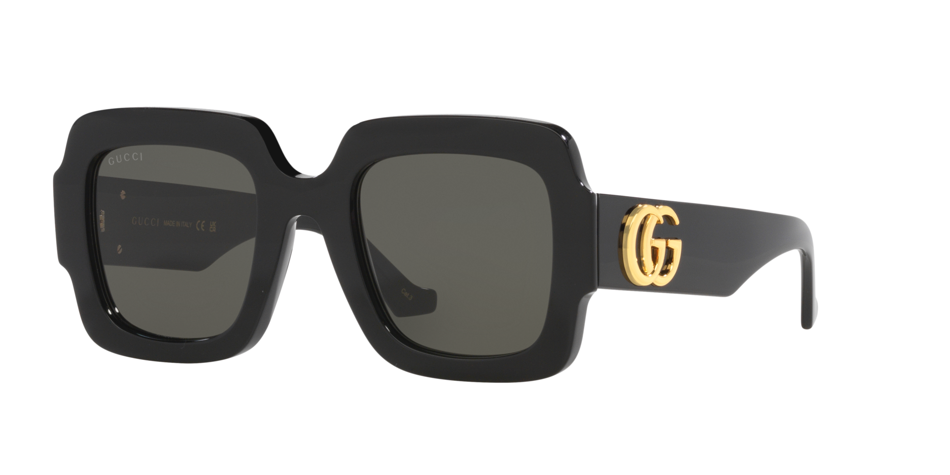 GG1547S Schwarz AcetatSunglass Frames von B24, Dreiviertelansicht