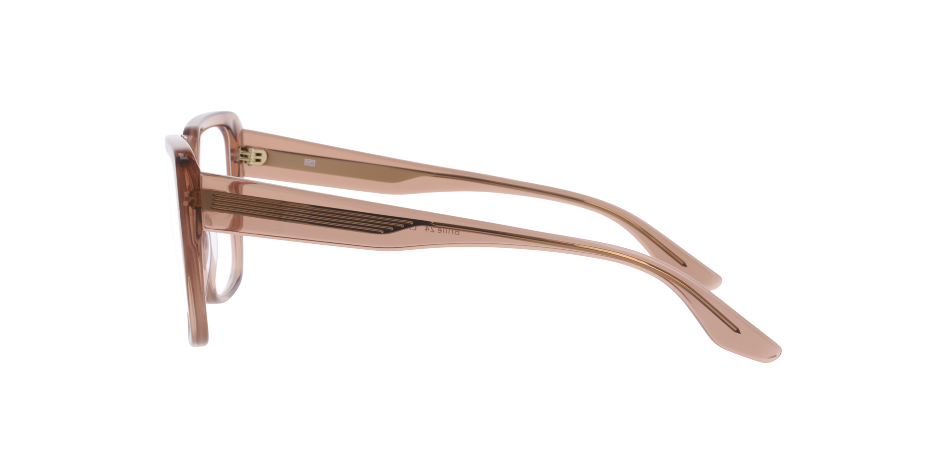BETTY Kristalroze AcetaatEyeglass Frames van B24, Zijaanzicht