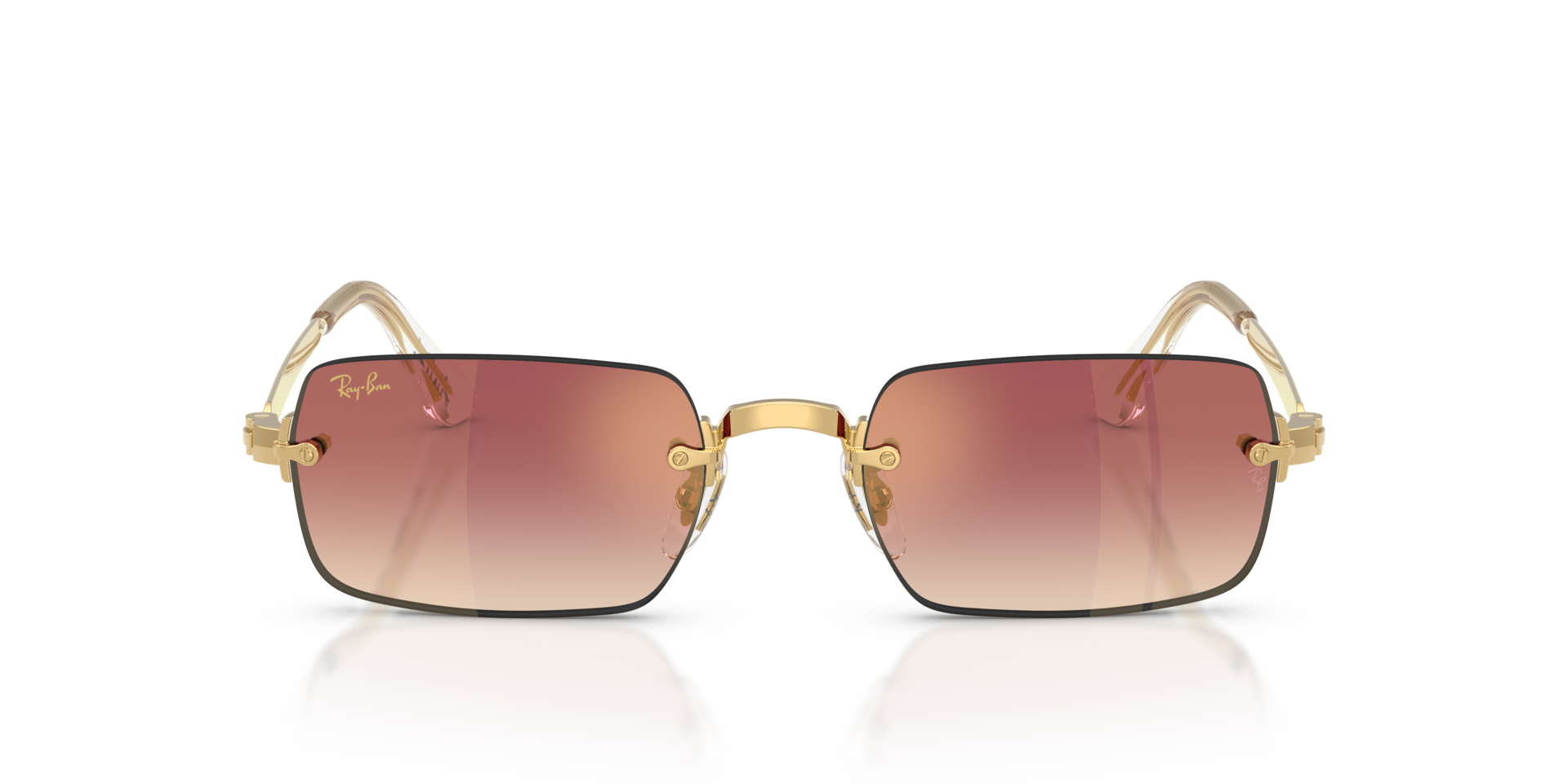 RB3928 By A$AP Rocky Arista Gold MetallSunglass Frames von B24, Vorderansicht