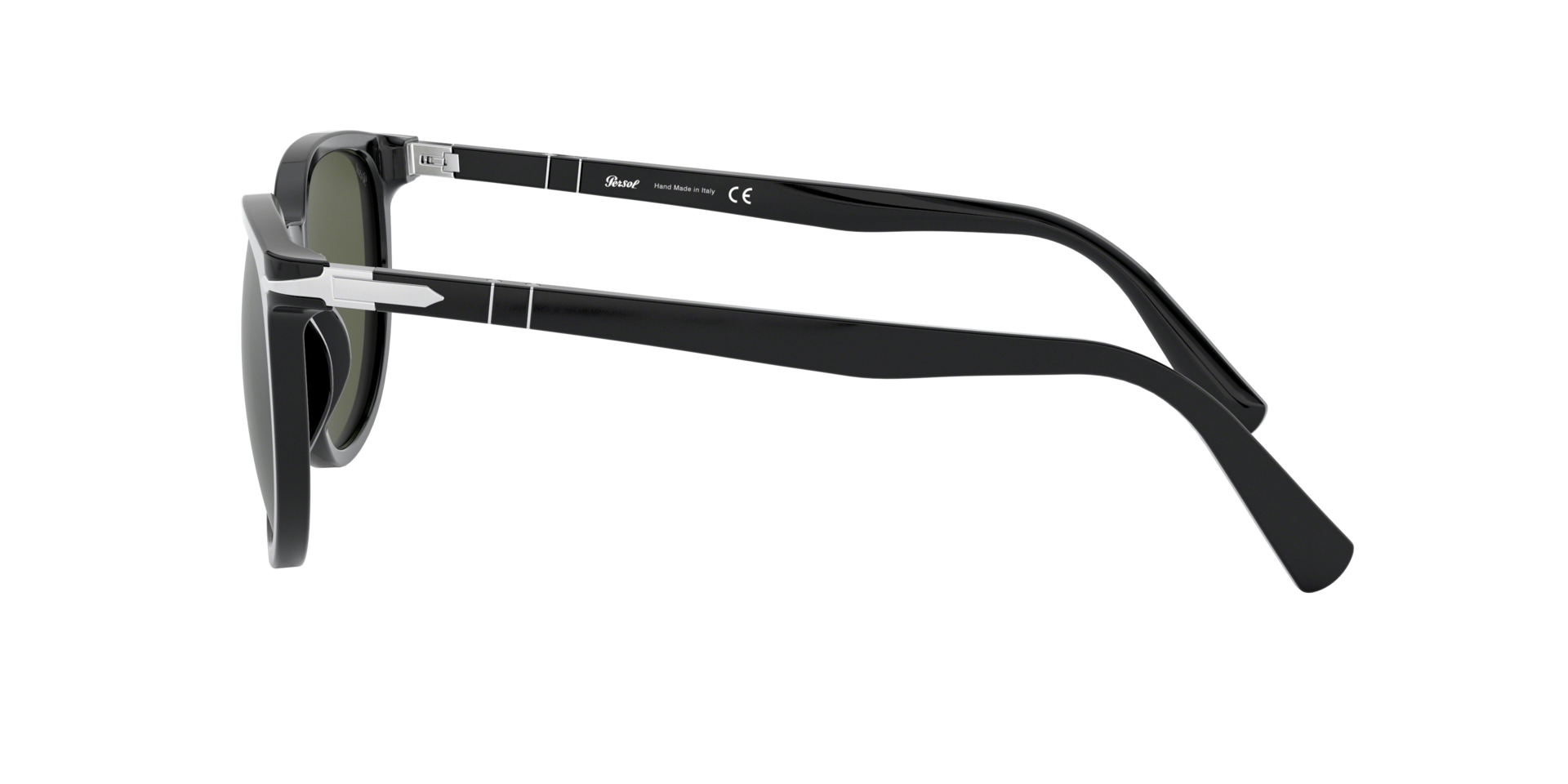 PO3226S Schwarz AcetatSunglass Frames von B24, Seitenansicht