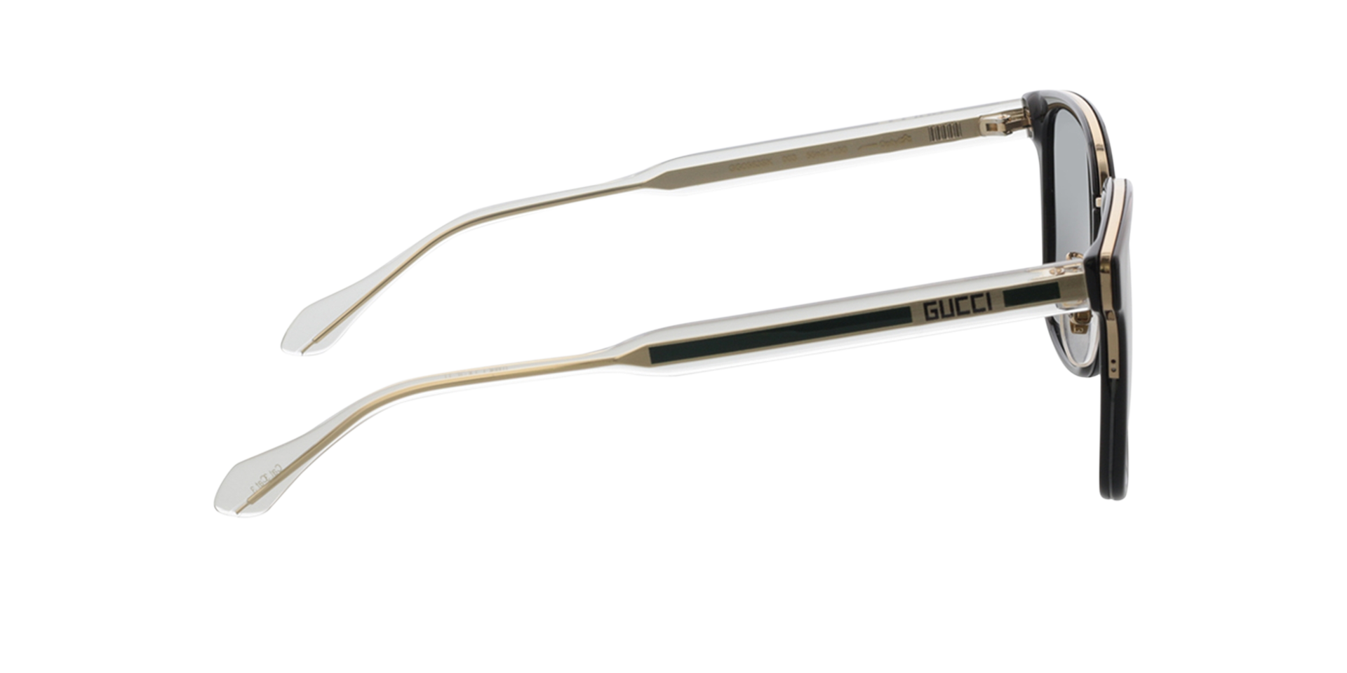 GG0563SKN Zwart AcetaatSunglass Frames van B24, Zijaanzicht