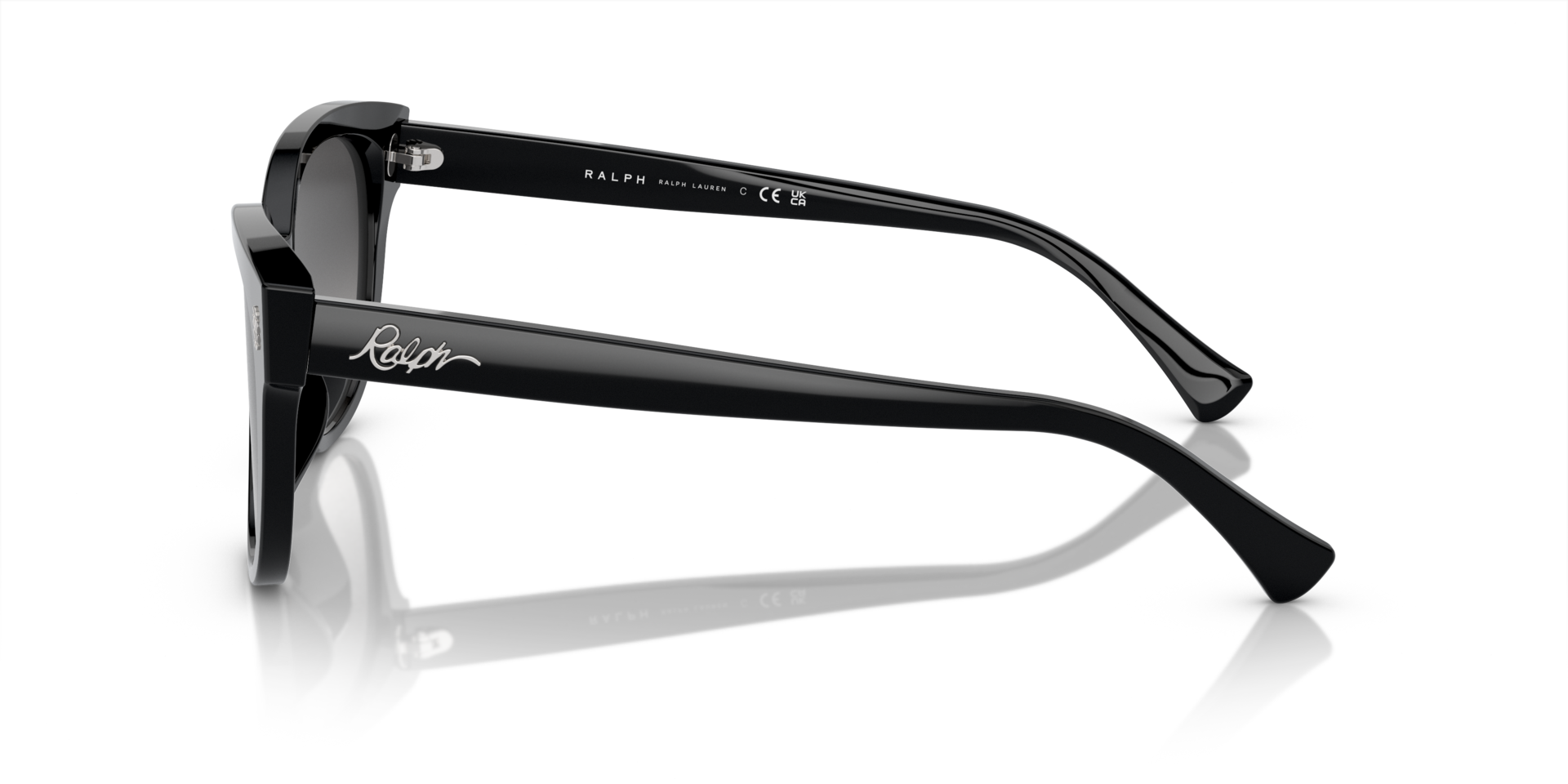 RA5305U Glanzend zwart AcetaatSunglass Frames van B24, Zijaanzicht