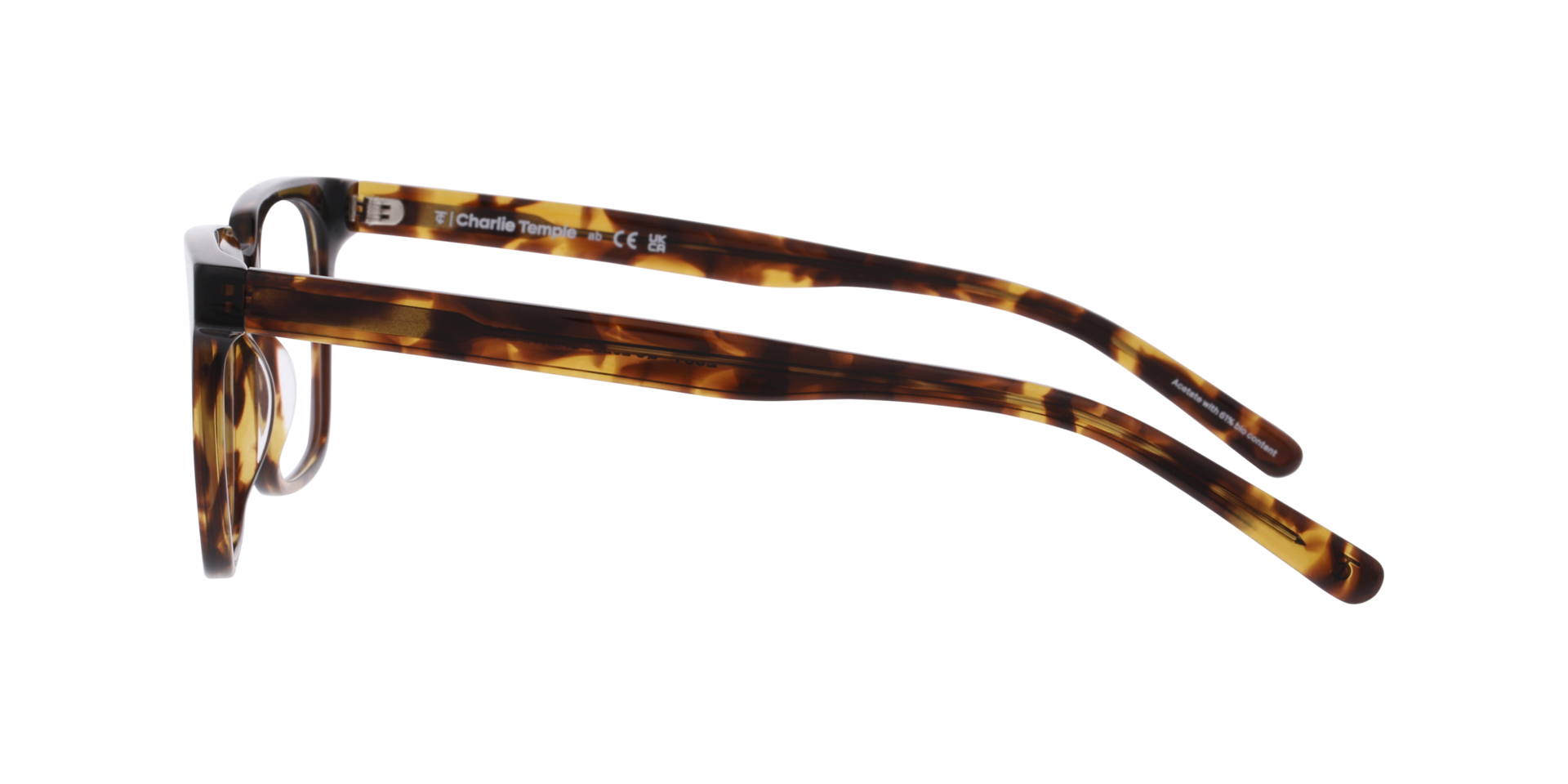 Balthazar Moonlight Tortoise AcetaatEyeglass Frames van B24, Zijaanzicht