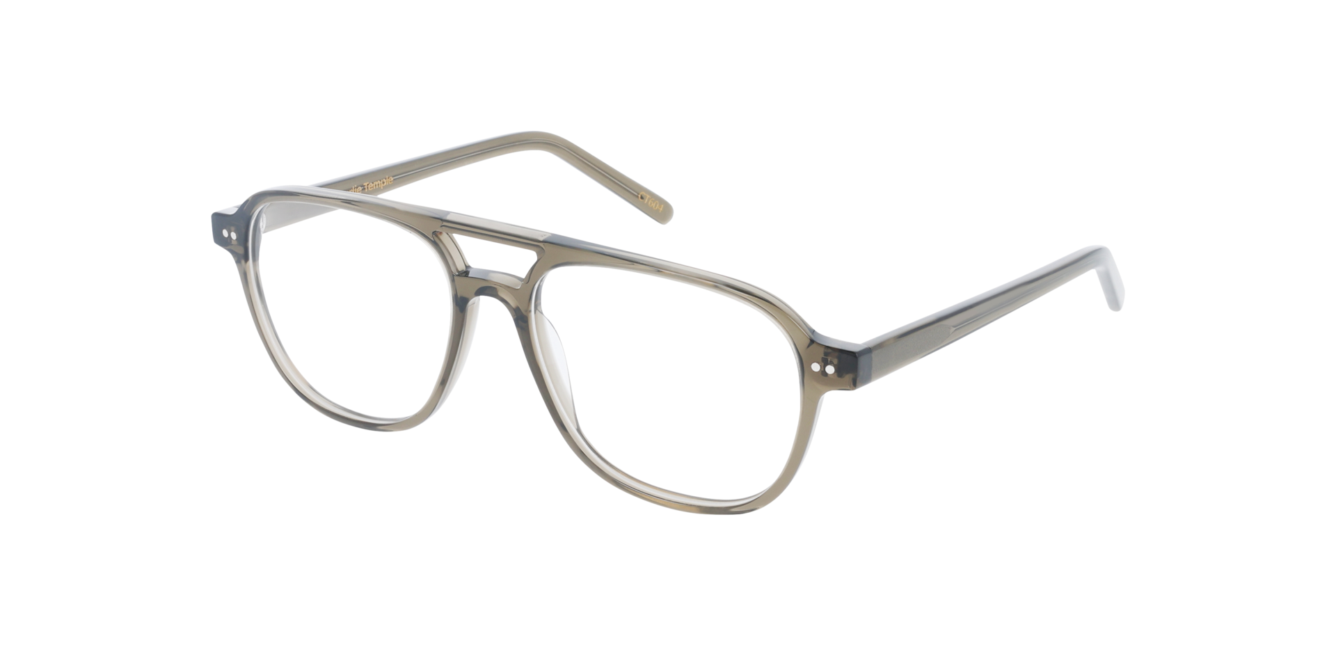 Wilker Crystal Safari AcetaatEyeglass Frames van B24, Hoekweergave