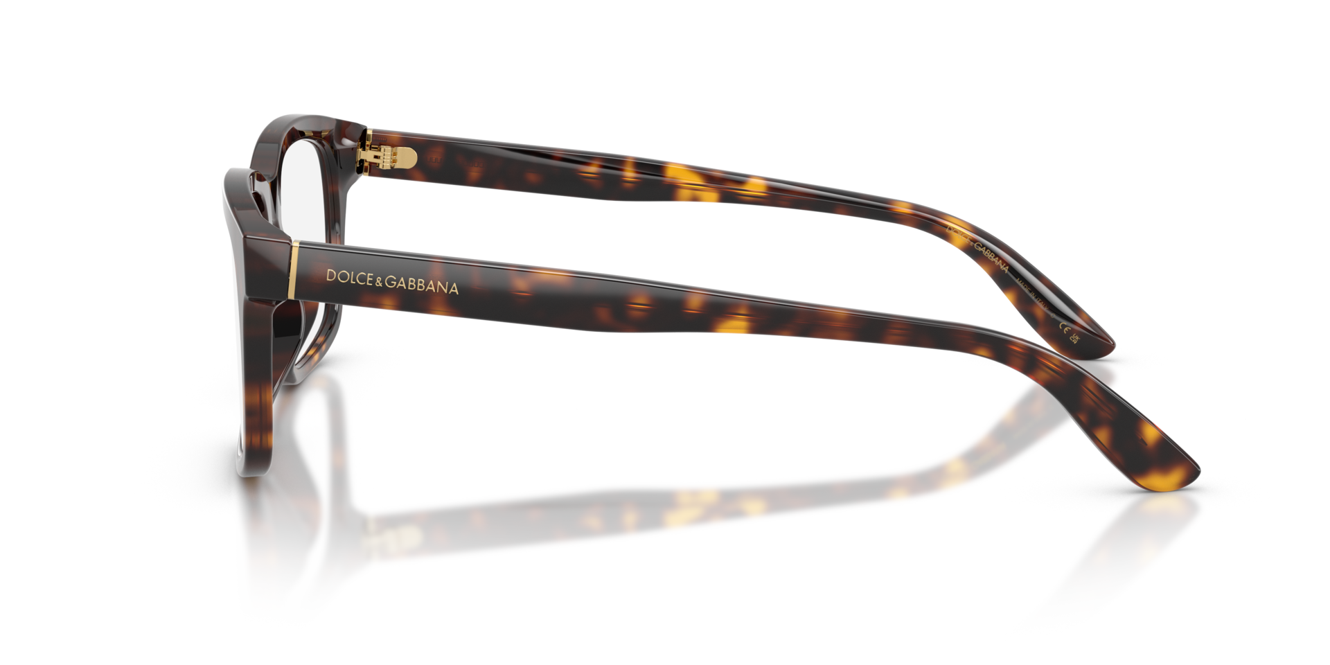 DG3453 Havana AcetatEyeglass Frames von B24, Seitenansicht