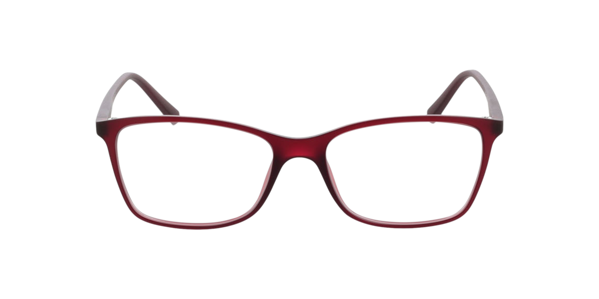Bergama Rood KunststofEyeglass Frames van B24, Vooraanzicht