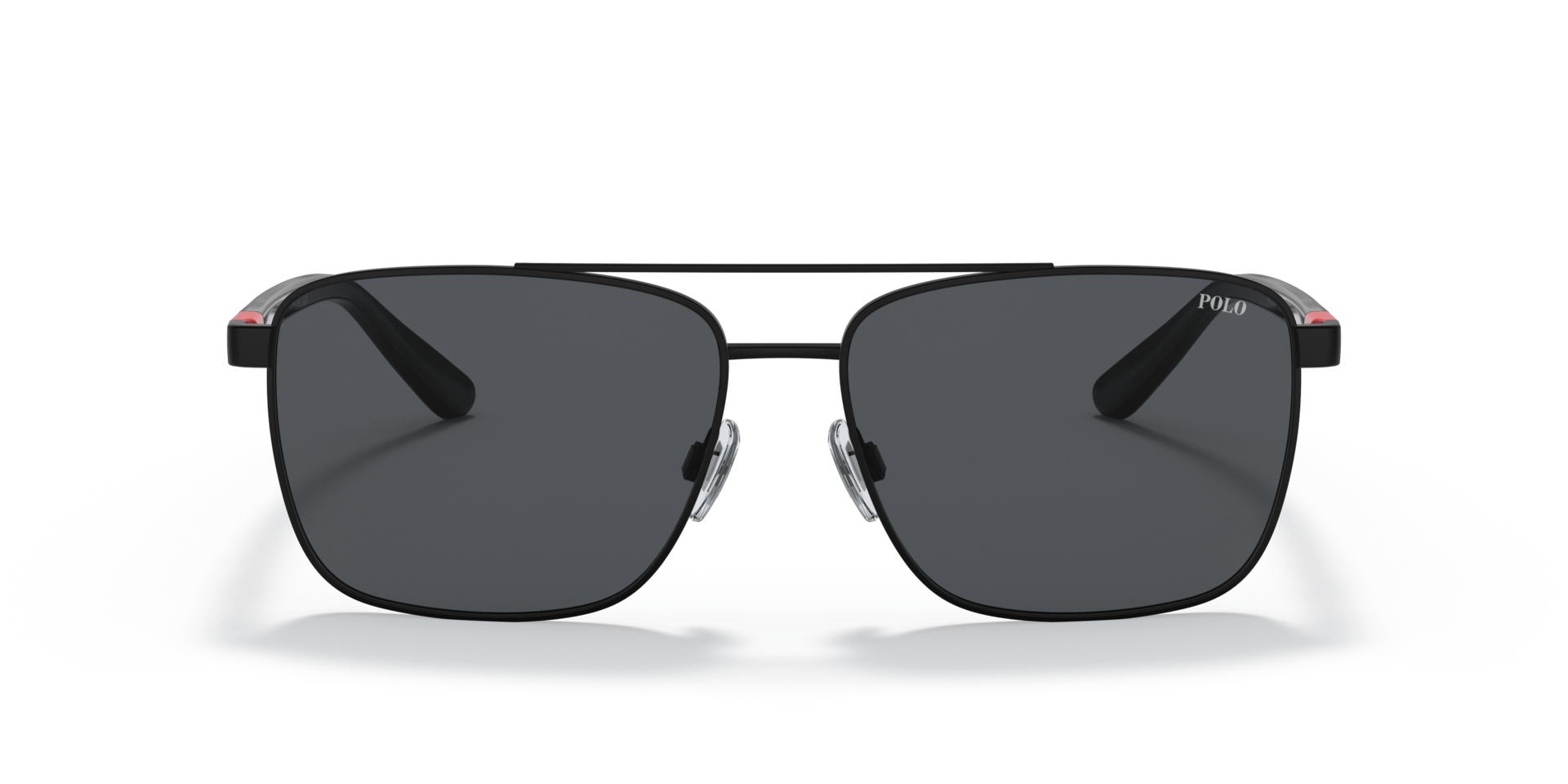 PH3137 Schwarz halbglänzend MetallSunglass Frames von B24, Vorderansicht