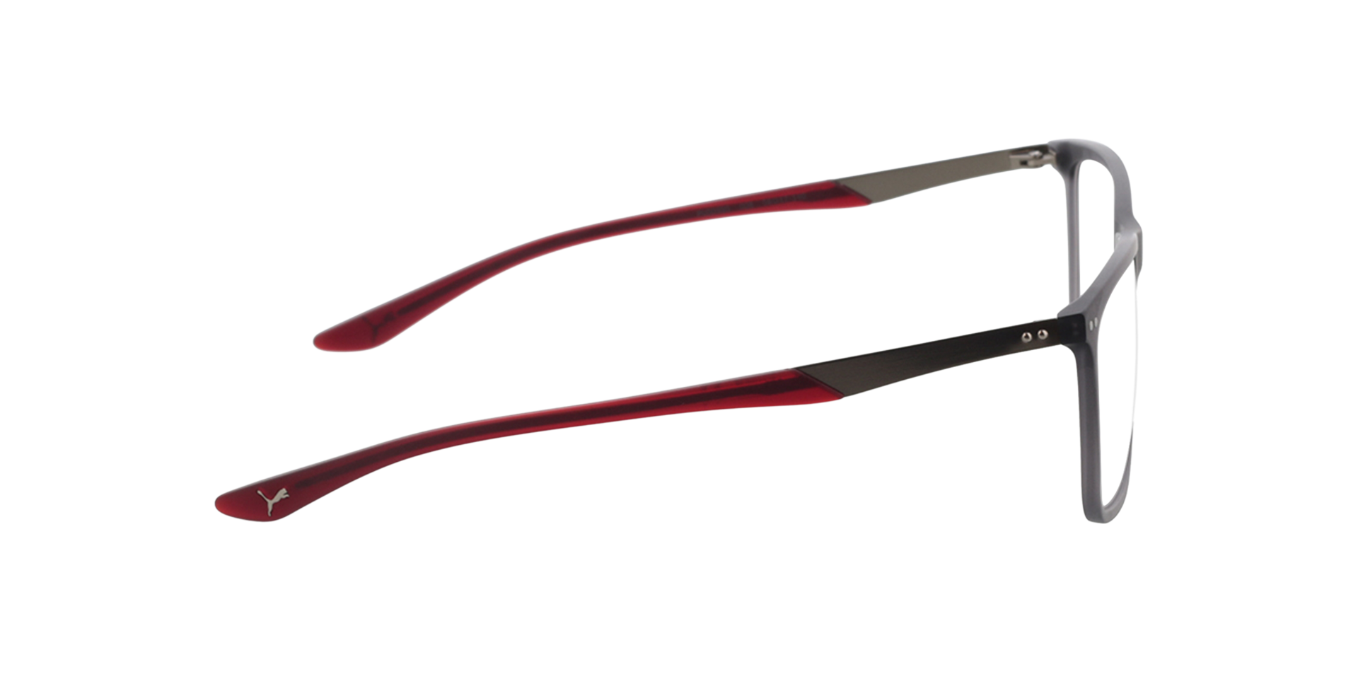 PU0096O Grau AcetatEyeglass Frames von B24, Seitenansicht