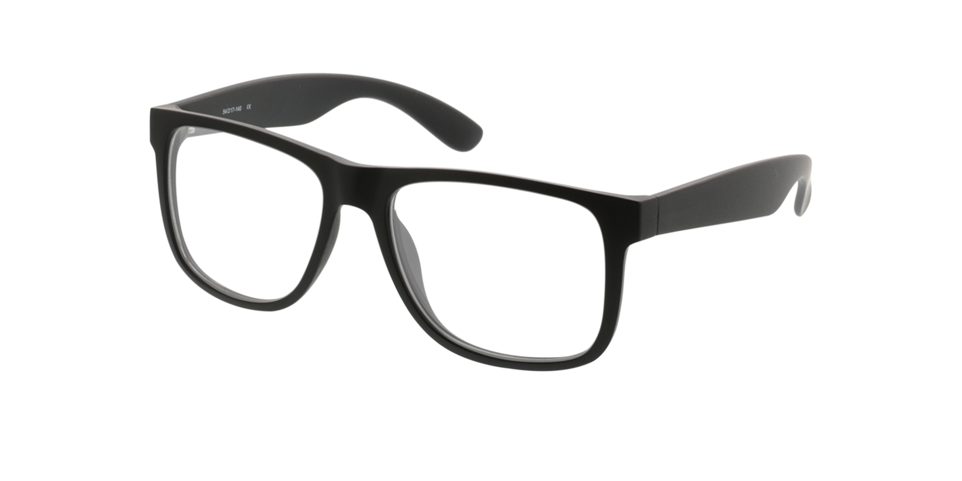 New Orleans Matt Schwarz KunststoffEyeglass Frames von B24, Dreiviertelansicht