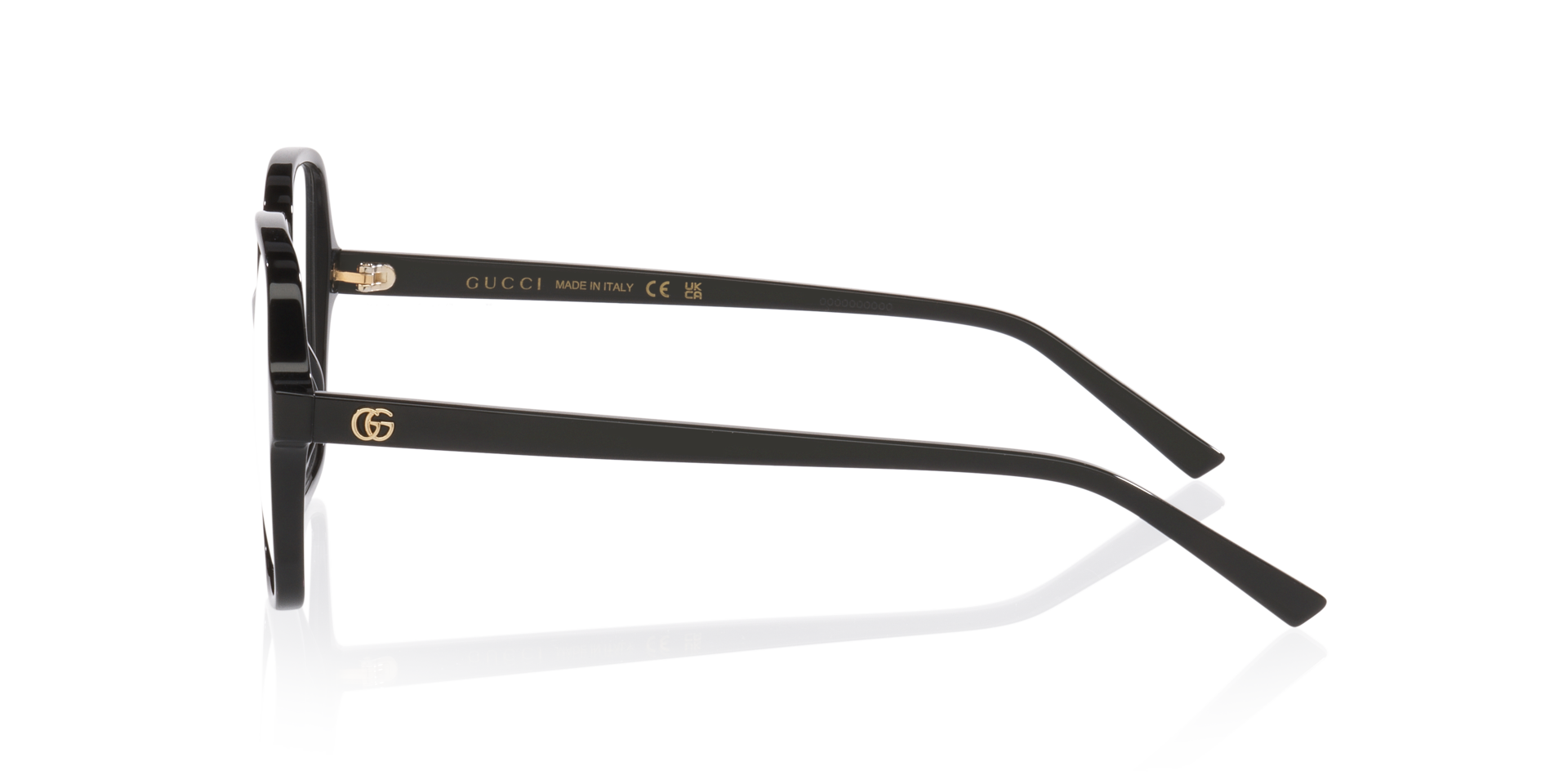 GG1994O Zwart AcetaatEyeglass Frames van B24, Zijaanzicht