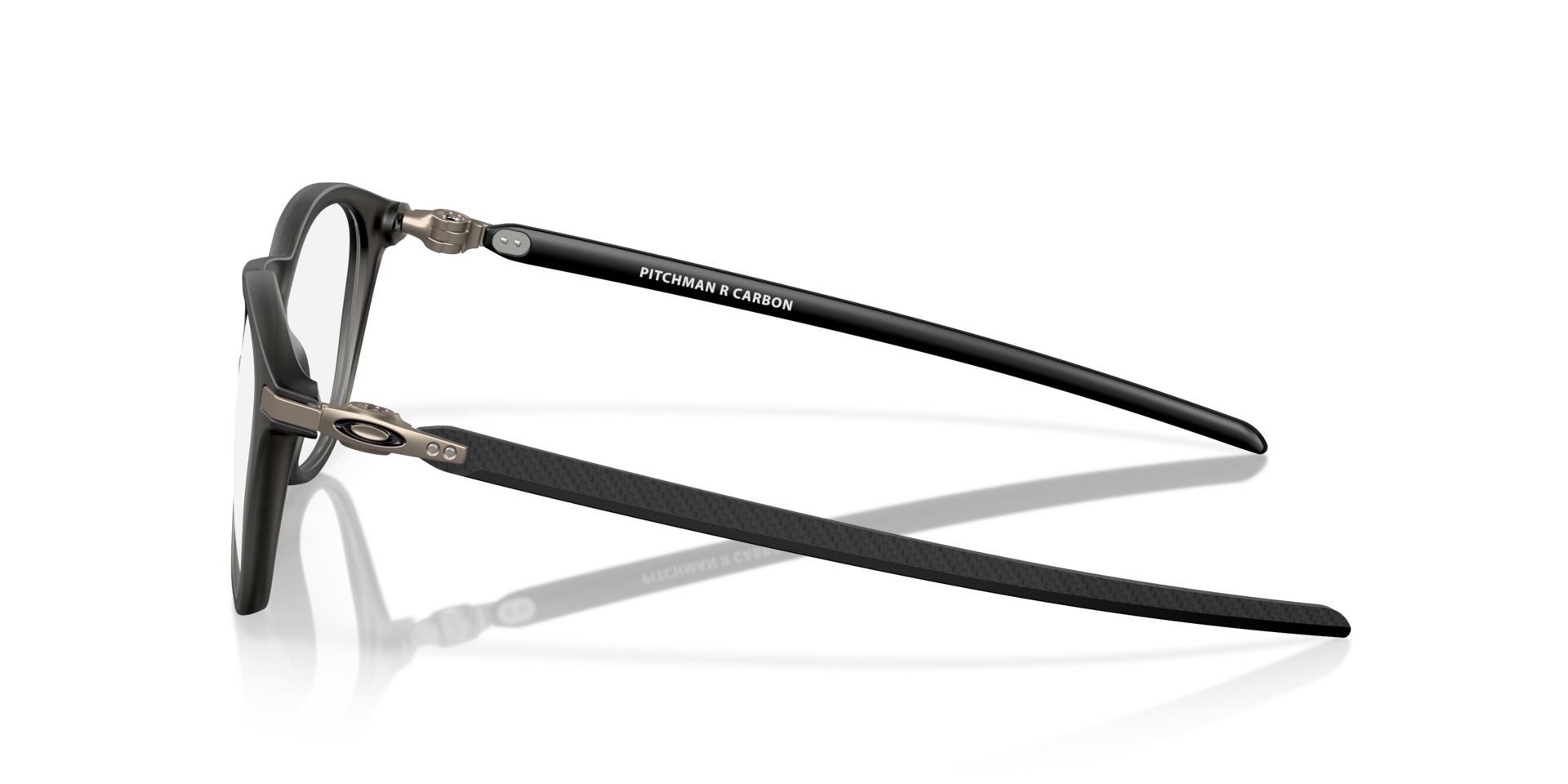 Pitchman™ R Carbon Grau Rauch satiniert KunststoffEyeglass Frames von B24, Seitenansicht